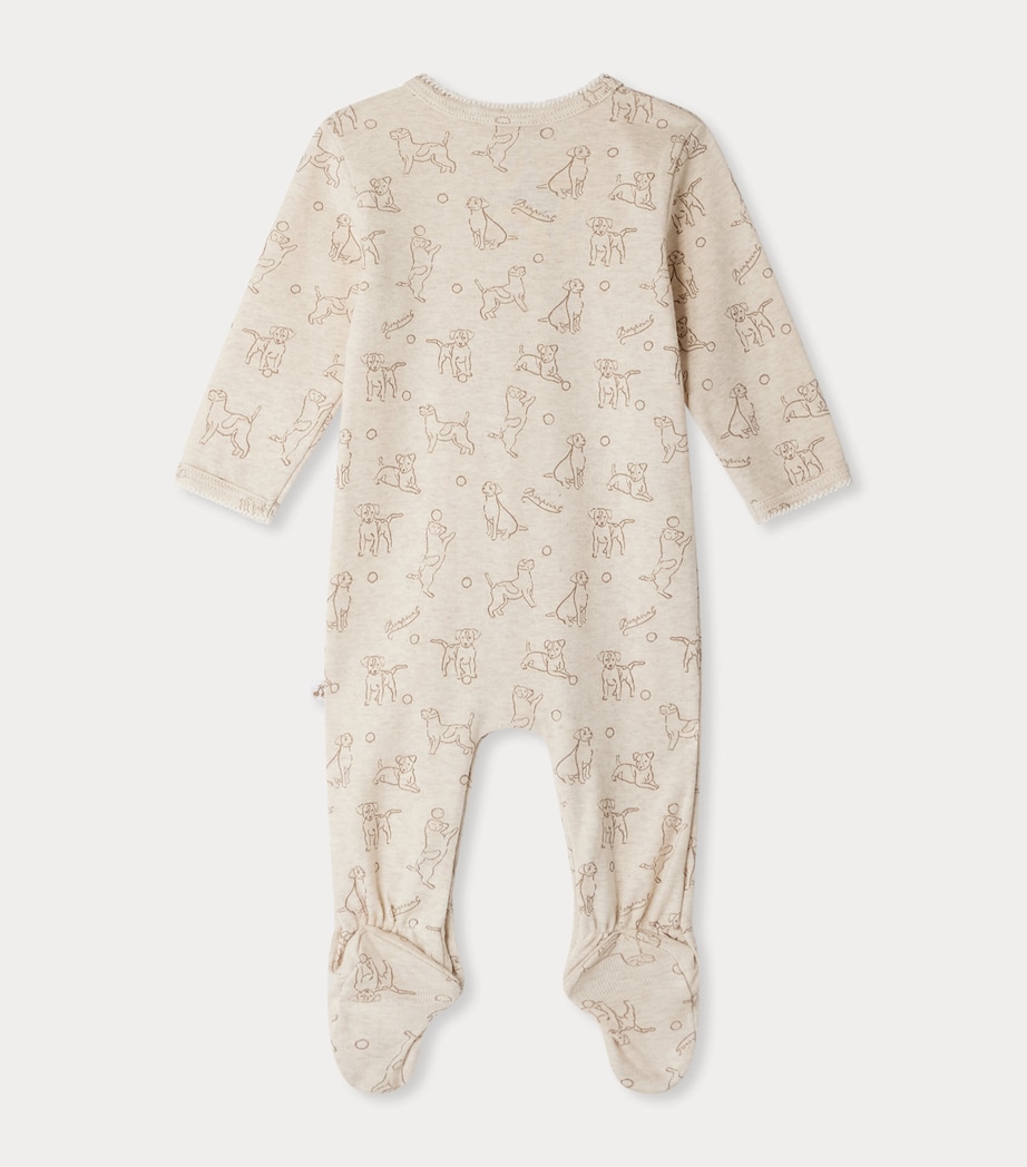 Cotton Printed All-In-One (1-18 Months) IM BEIGE Image 2