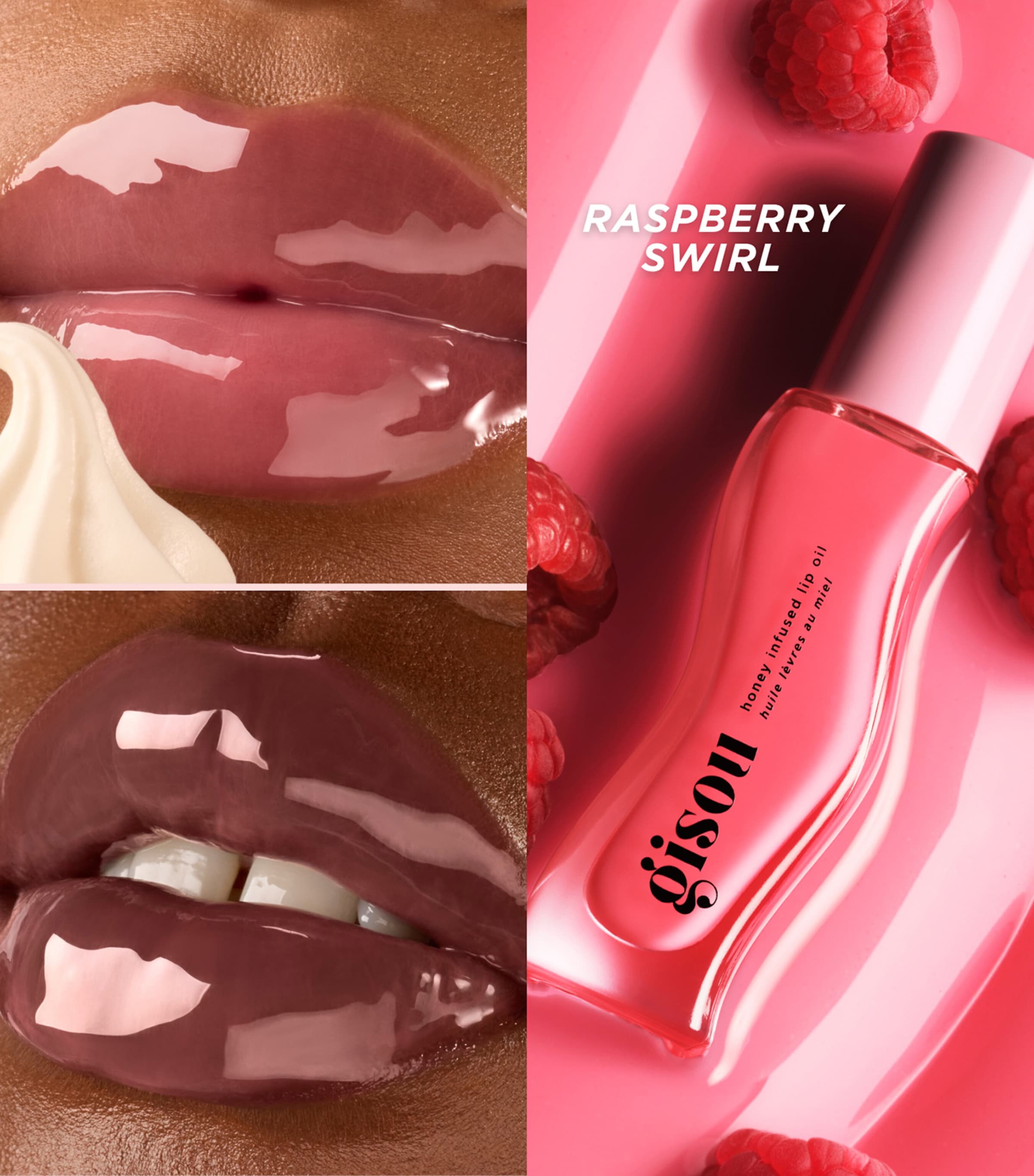 Gisou Honey Infused Lip Oil (3 x 8ml) | Make-up | Lips | Lip Oils | Designers | Gisou Gisou Honey Infused Lip Oil (3 x 8ml) | Make-up | Lips | Lip Oils | Designers | Gisou