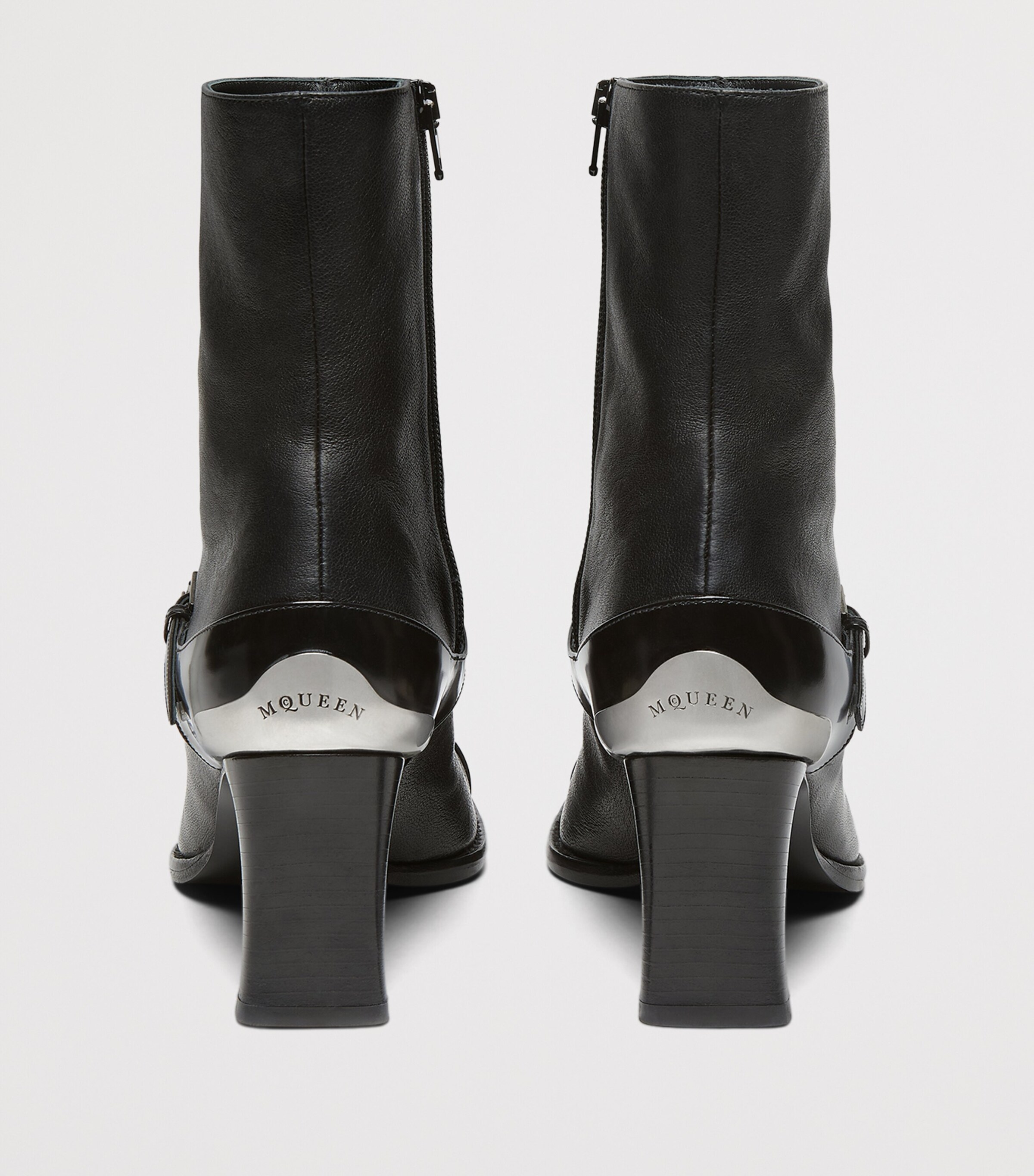 McQueen Leather Niko Ankle Boots 70 Image 4