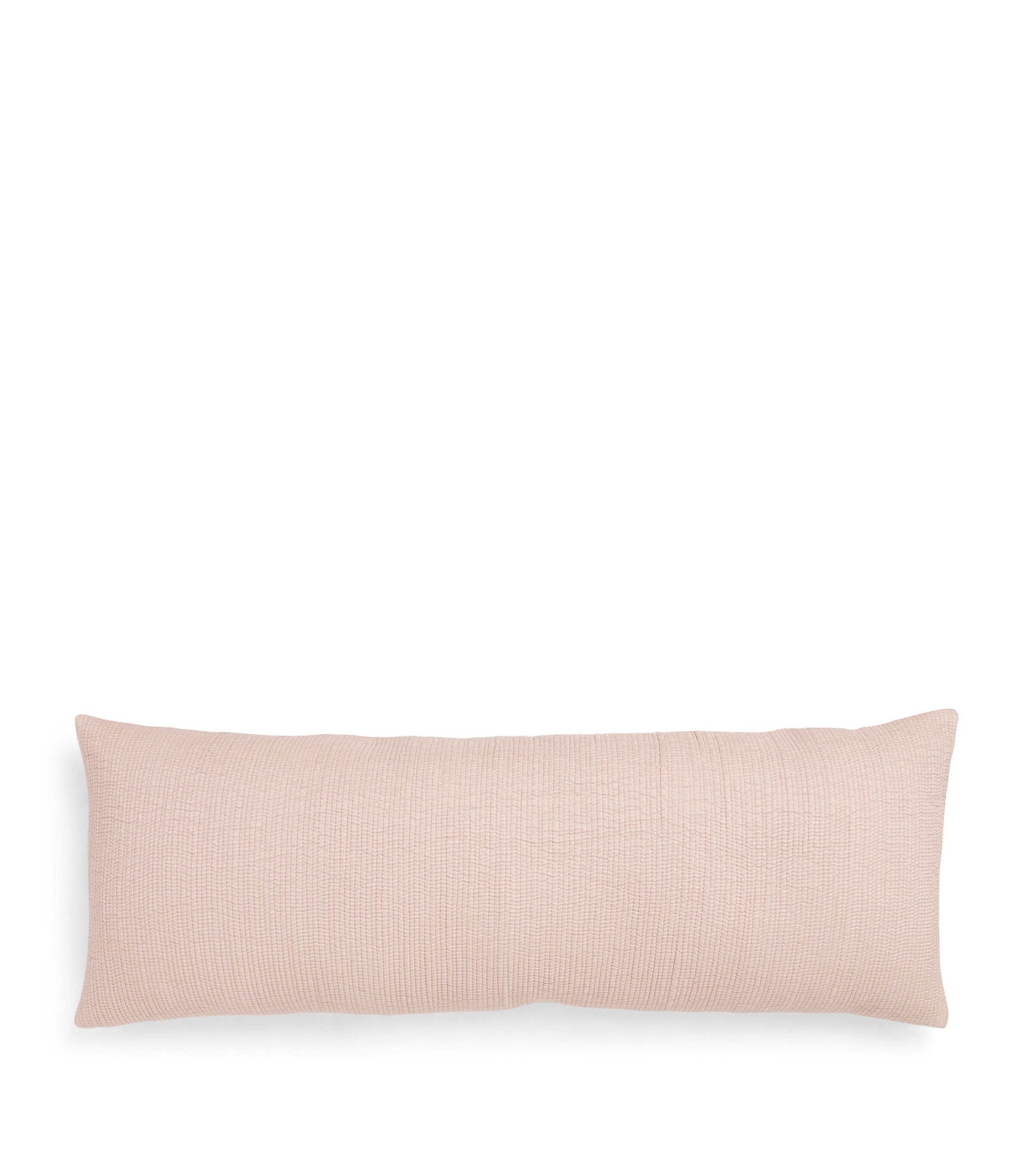Harrods of London Habotai Fitzroy Cushion Cover (40cm x 110cm) Blush Image 1