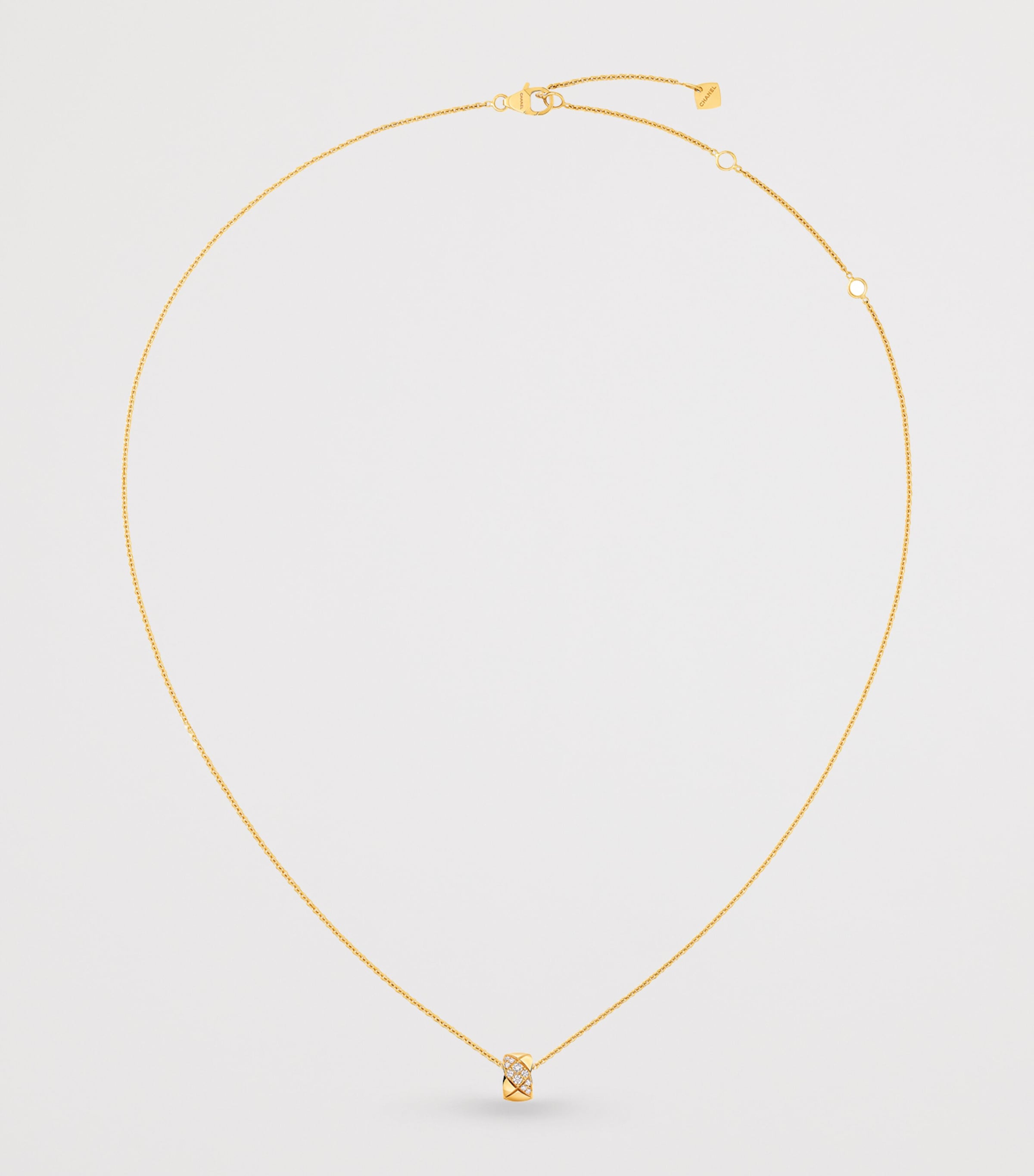 Yellow Gold and Diamond Coco Crush Necklace YELLOW GOLD Image 3