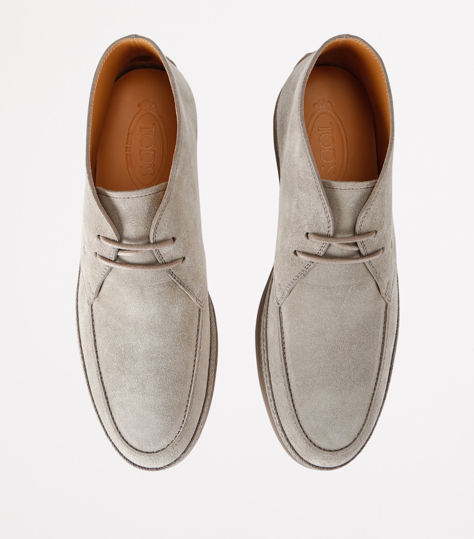 Suede Gomma Desert Boots TAUPE Image 4