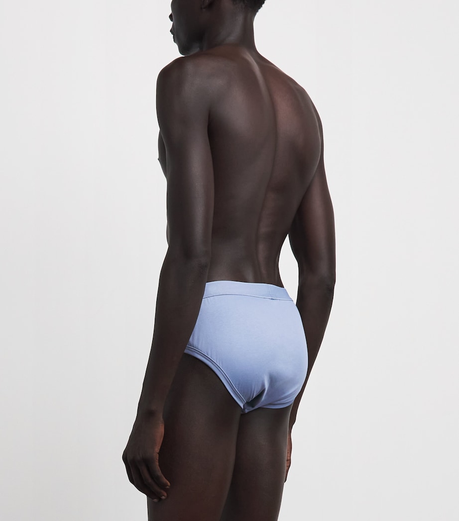 Zimmerli Mens Sea Island Cotton Briefs Mountain Blue Image 3
