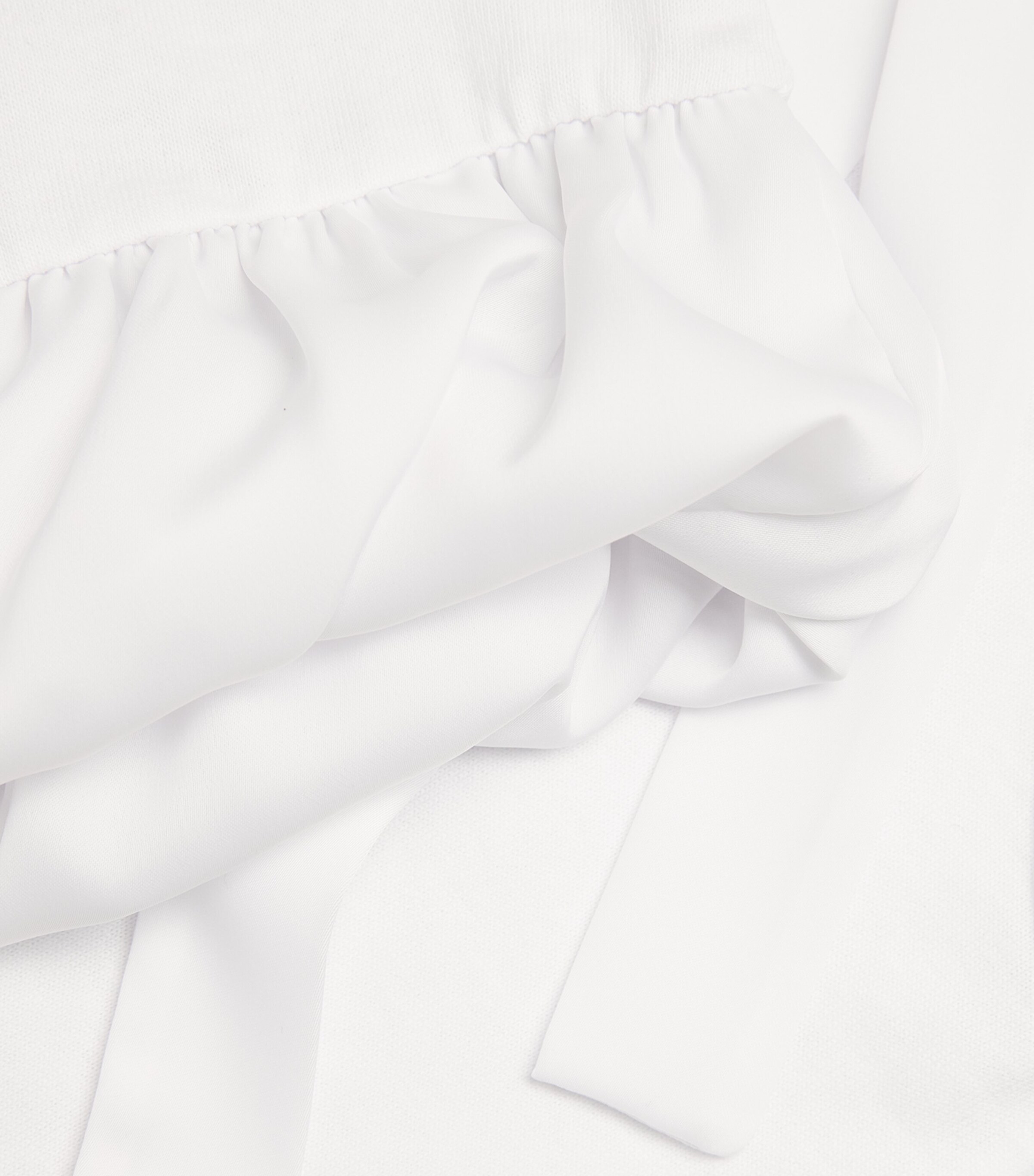 Sandro Paris Womens Cotton Ruffle Sleeveless Top White Image 6