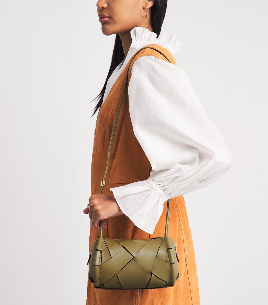 Ulla Johnson Leather Charlotte Camera Bag Olive Image 2