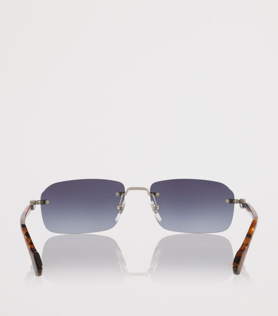 Rectangle Sunglasses 4100B2 Image 4