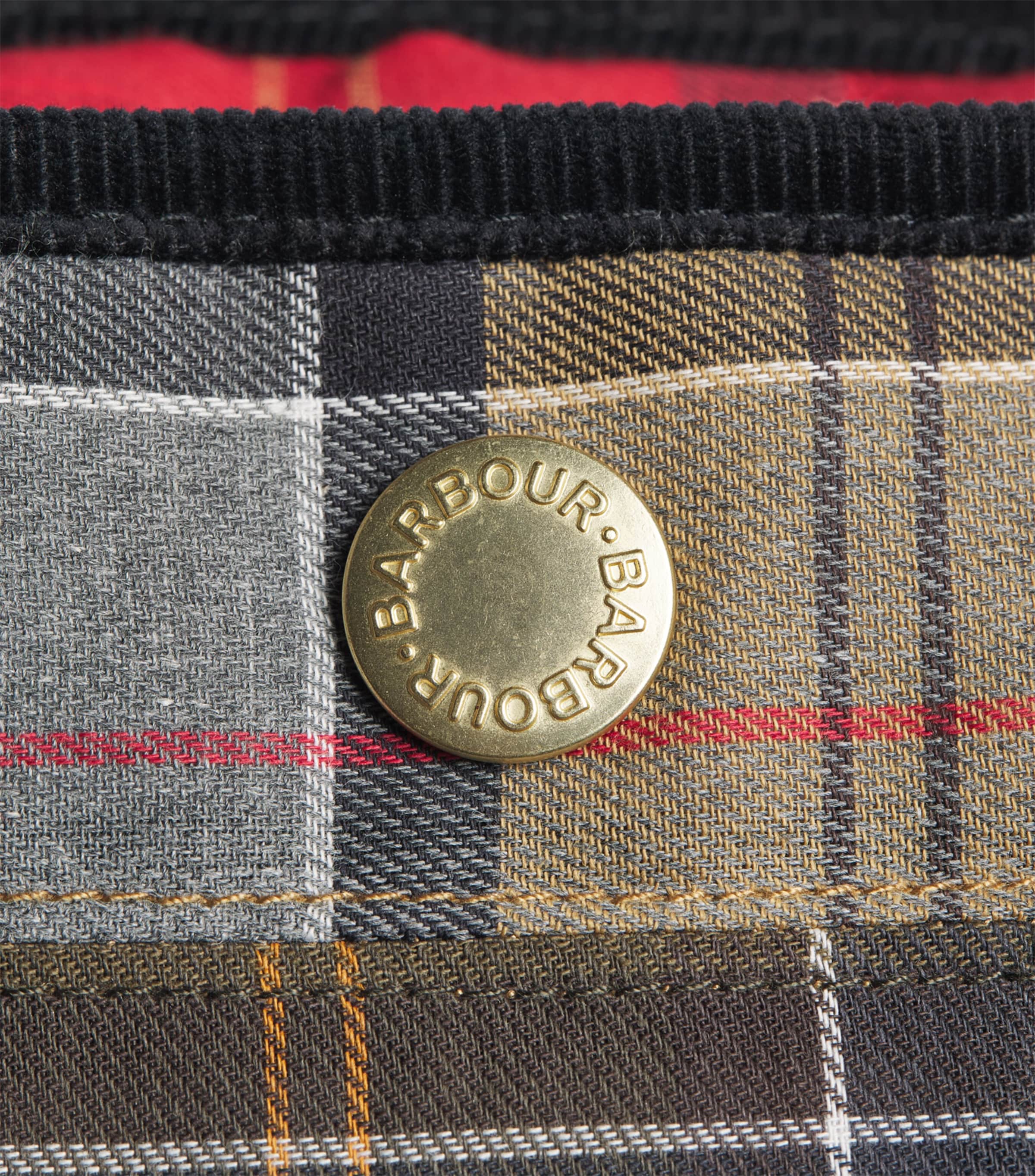 Barbour Cotton Mya Tartan Patchwork Tote Bag Clsc/cardinal/drs Image 4