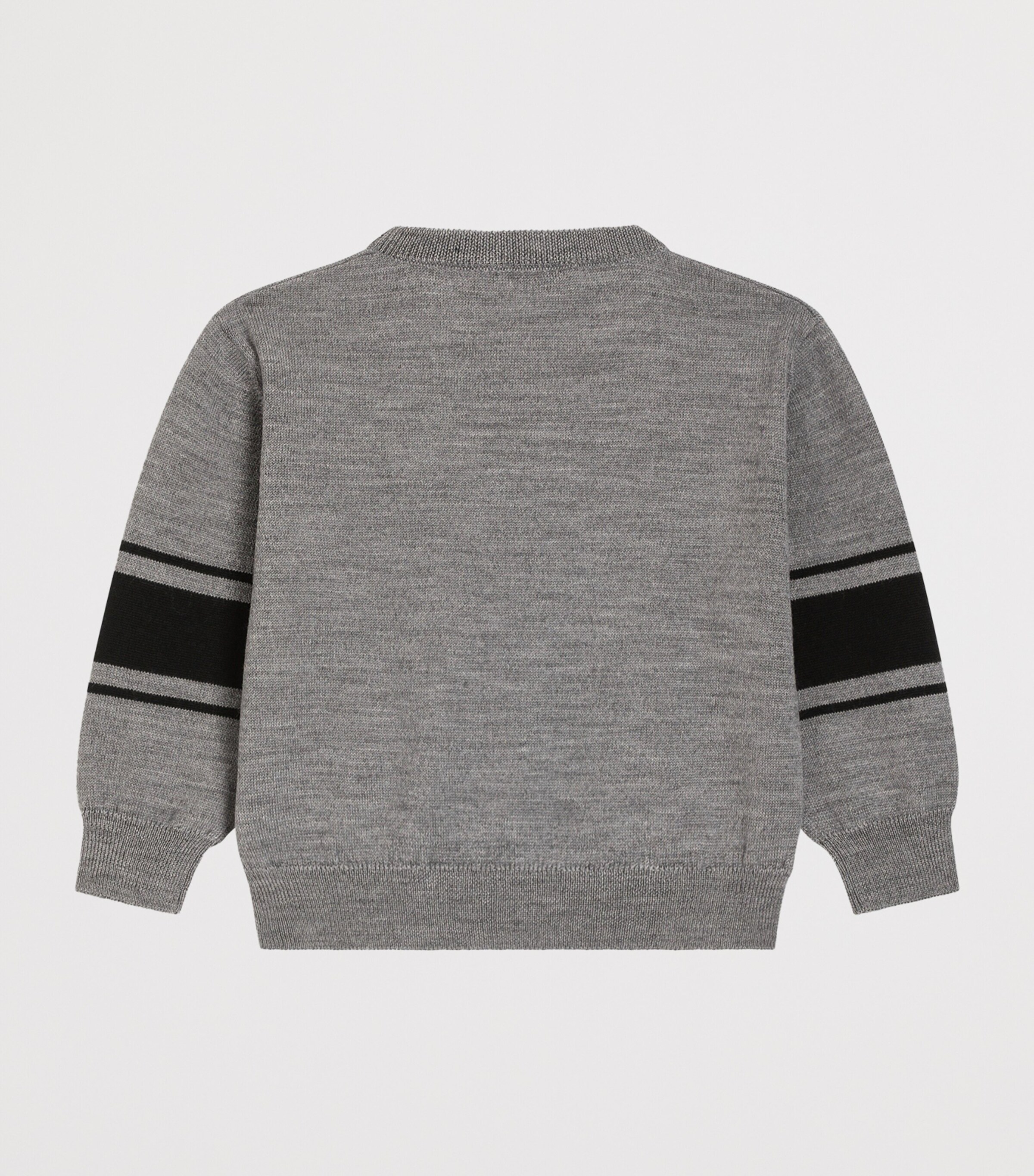 Dolce&Gabbana Kids Virgin Wool Jacquard Sweater (3-30 Months) Image 2