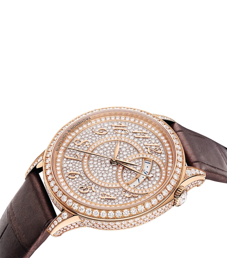 Rose Gold and Diamond Egérie Watch 35mm RED GOLD Image 6