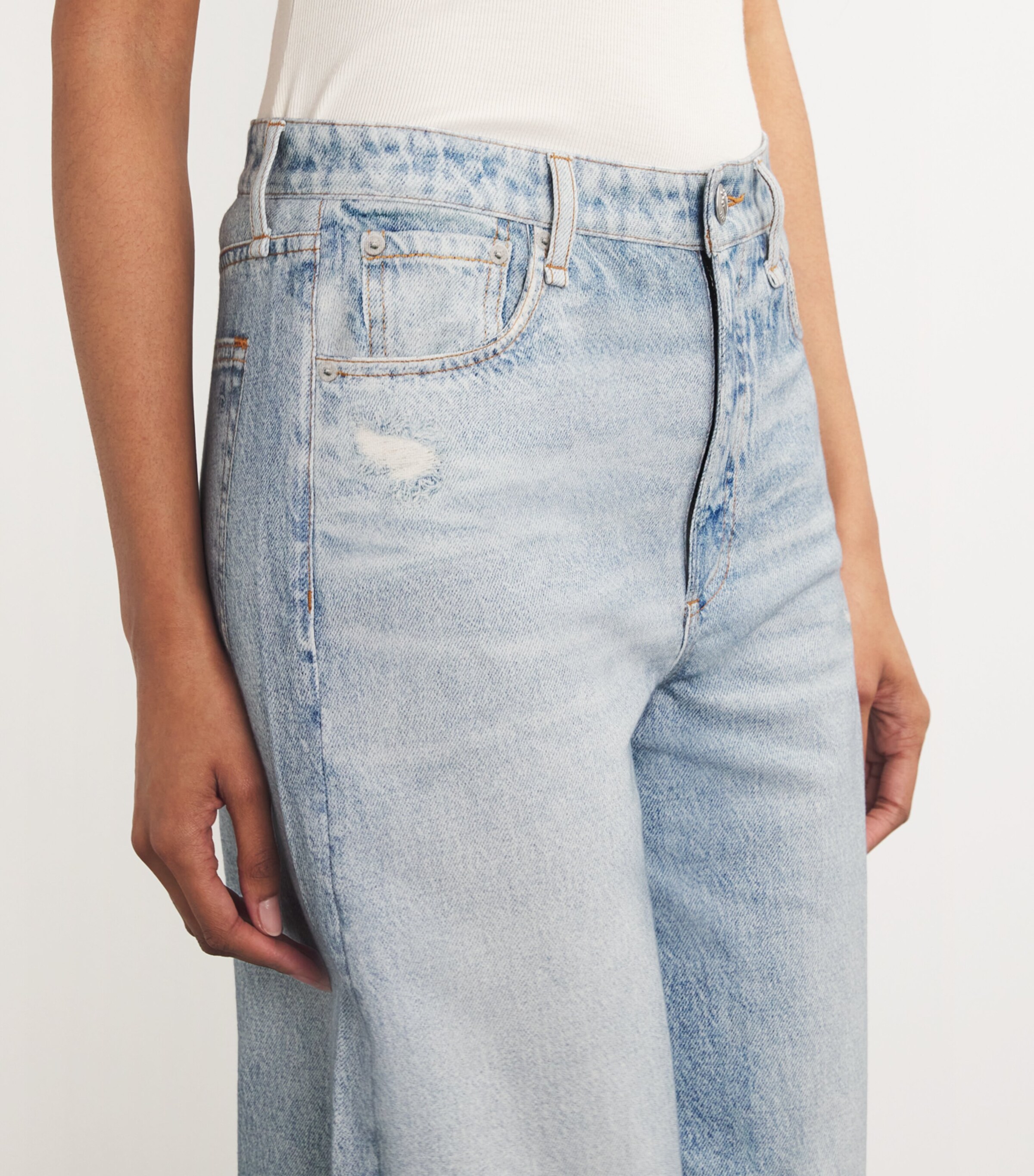 Miramar Sofie Mid-Rise Cropped Jeans MEADOWBLUE Image 6