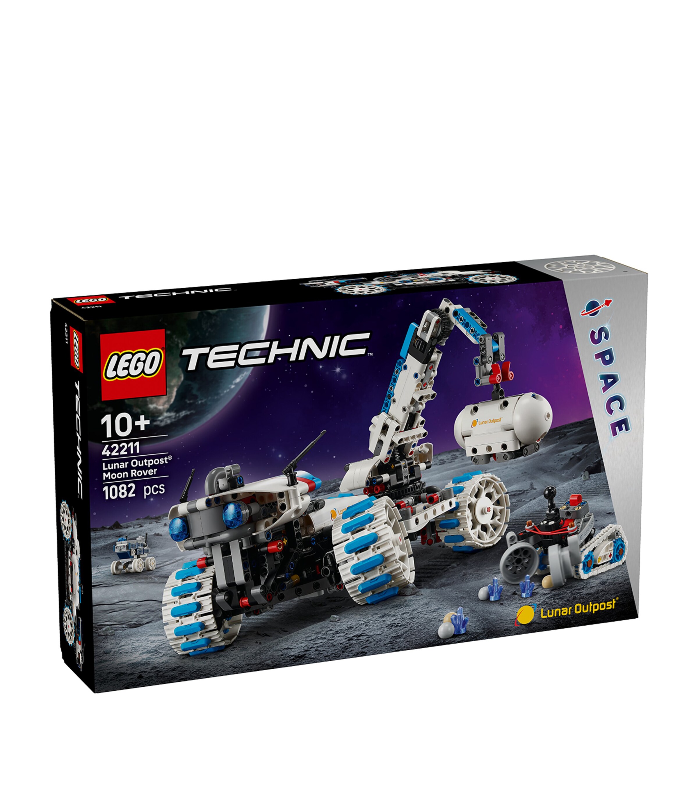 Technic Lunar Outpost Moon Rover Space Vehicle 42211 MULTI Image 4