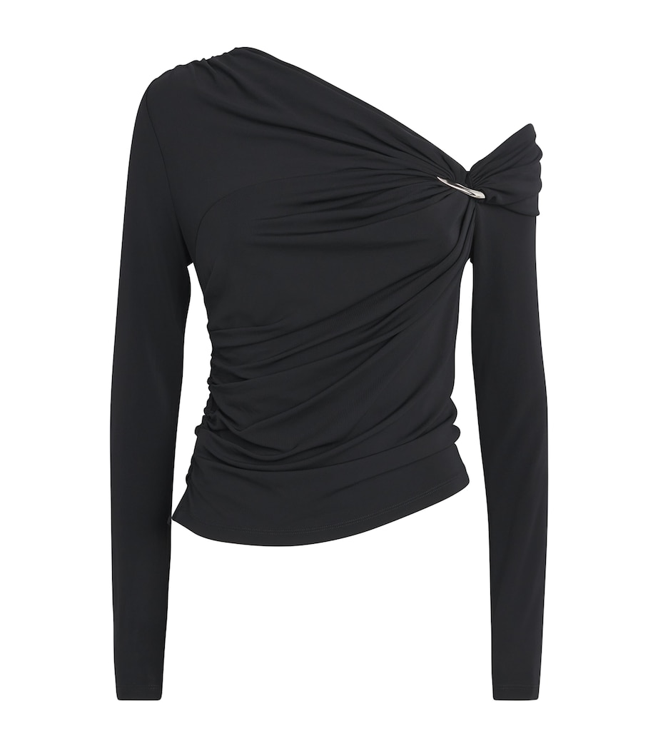 Off-The-Shoulder Lozea Top B0002 BLACK Image 1