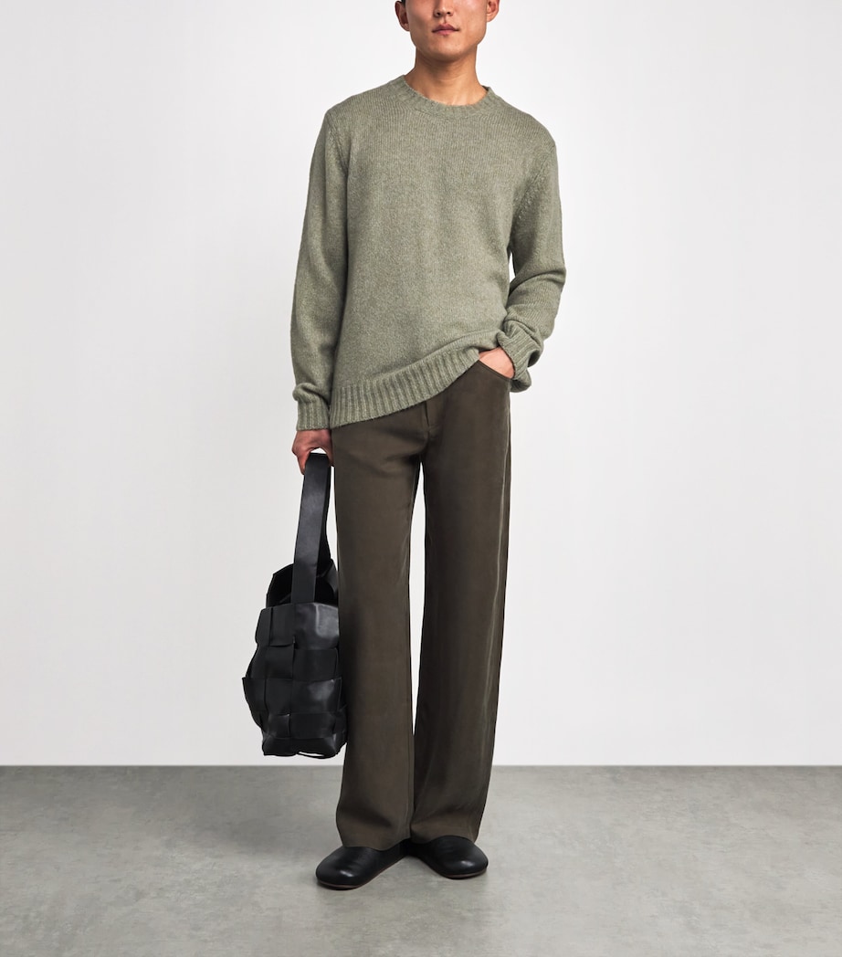 Merino Wool-Blend Lee Sweater VALLEY GREEN Image 2