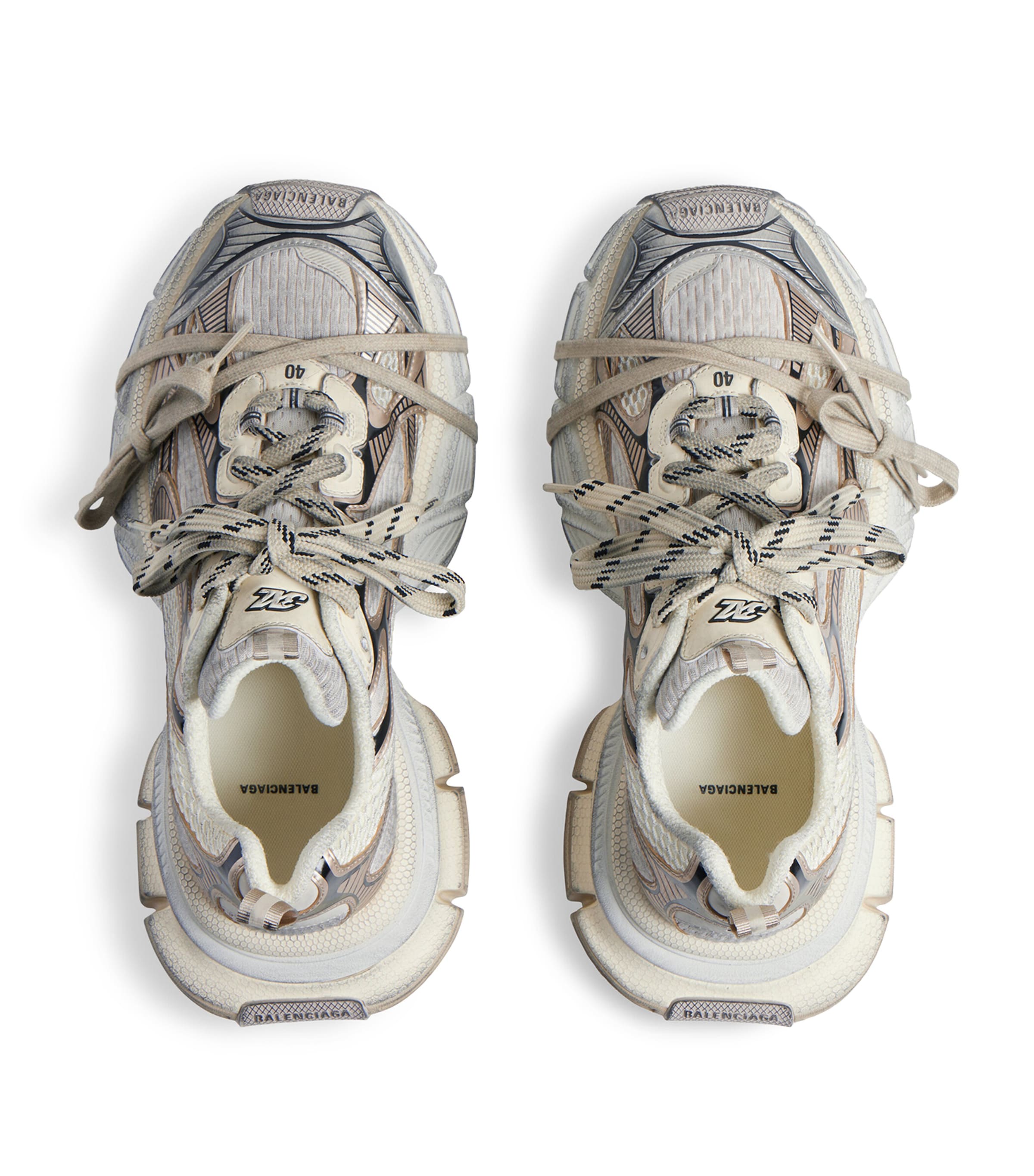 Balenciaga Beige 3XL Lace-Up Sneakers | Harrods US