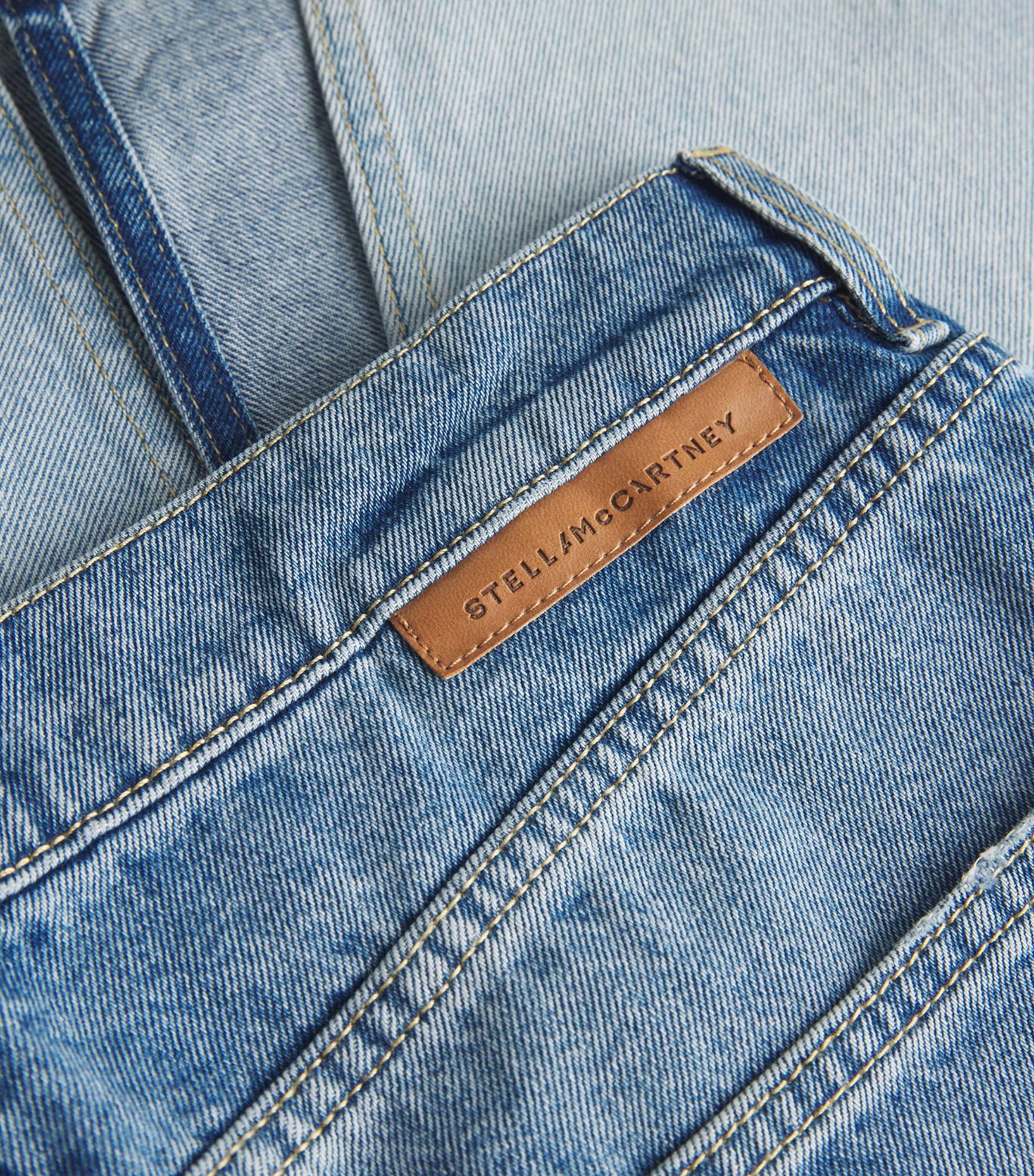 Organic Denim Split Midi Skirt 4545 TWO TONAL DENIM Image 5