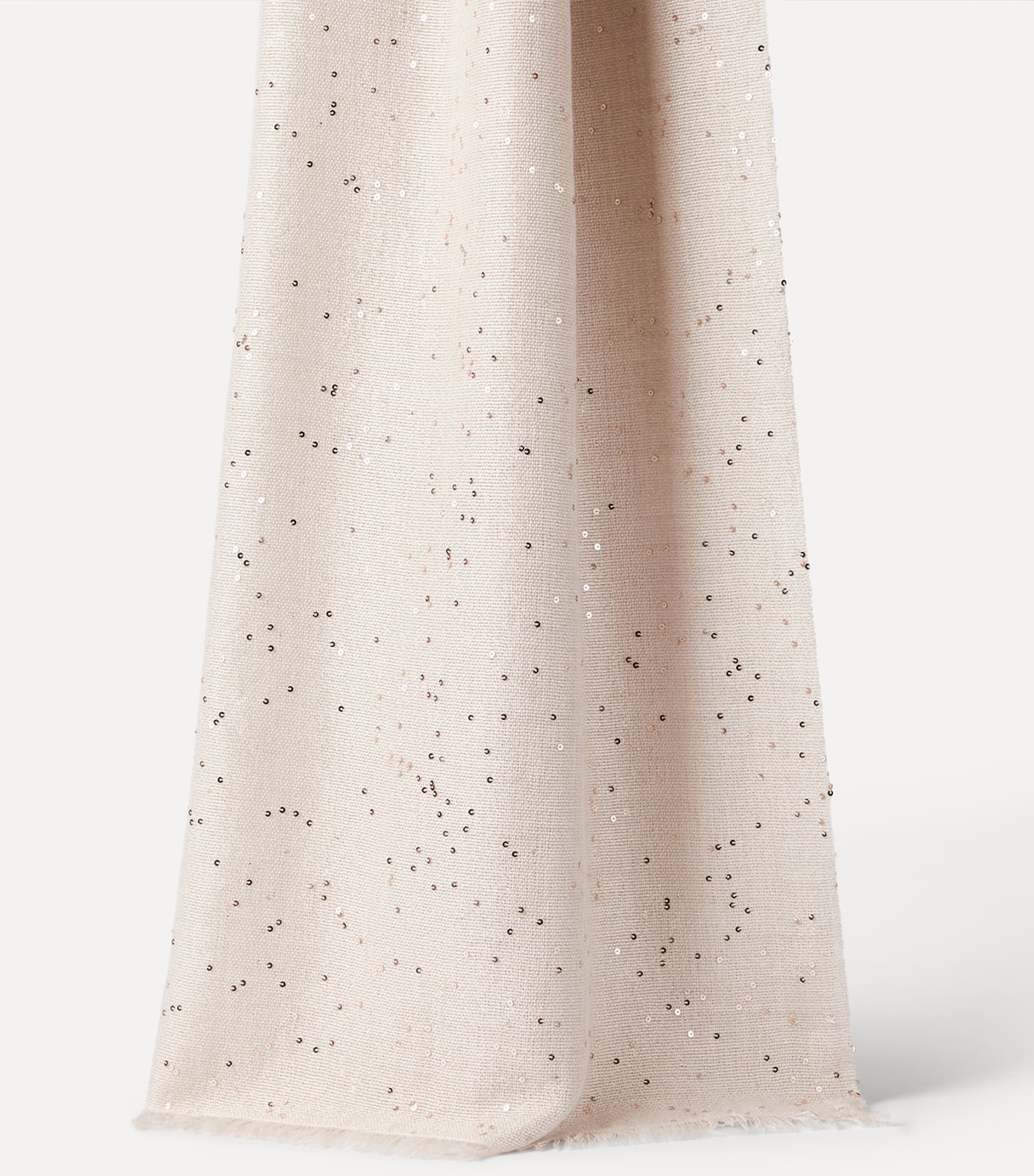 Brunello Cucinelli Cashmere-Silk Embellished Scarf Image 2