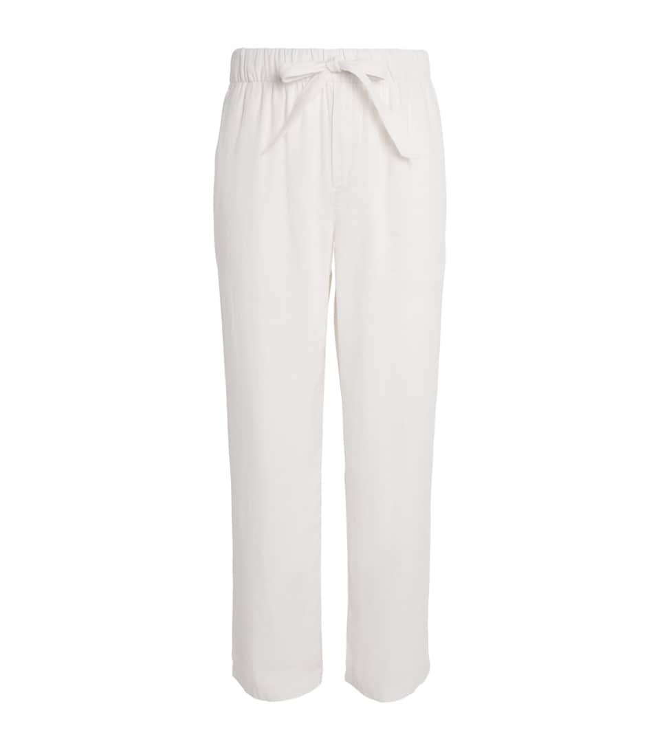 Frescobol Carioca Cotton-Linen Luan Chinos White