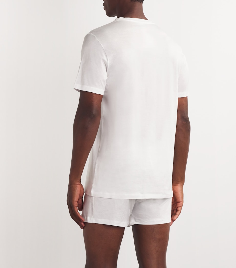 Cotton T-Shirt 101 WHITE Image 4