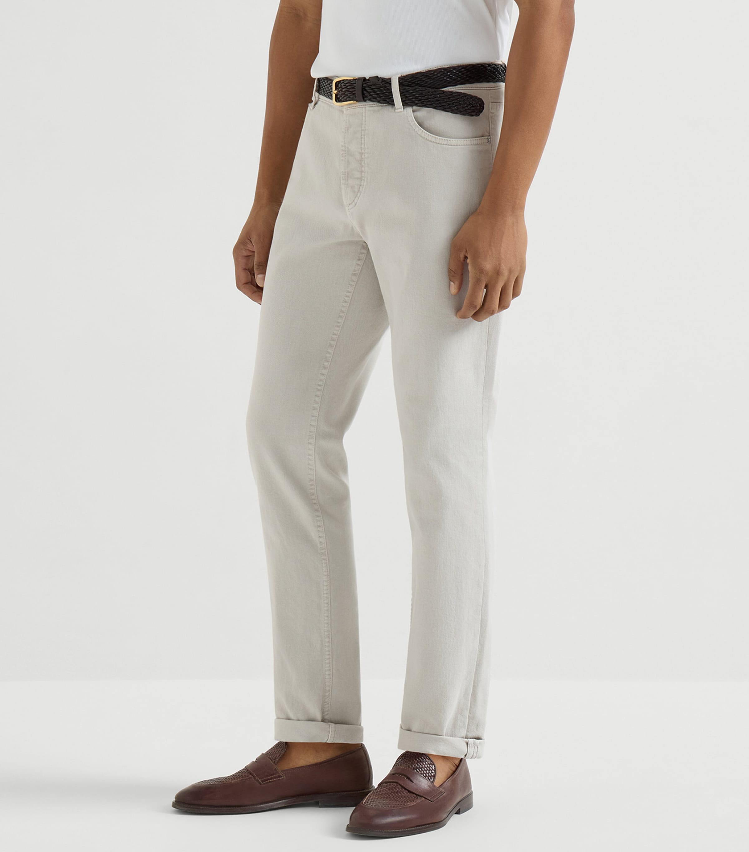 Brunello Cucinelli Mens Slim Jeans Image 3