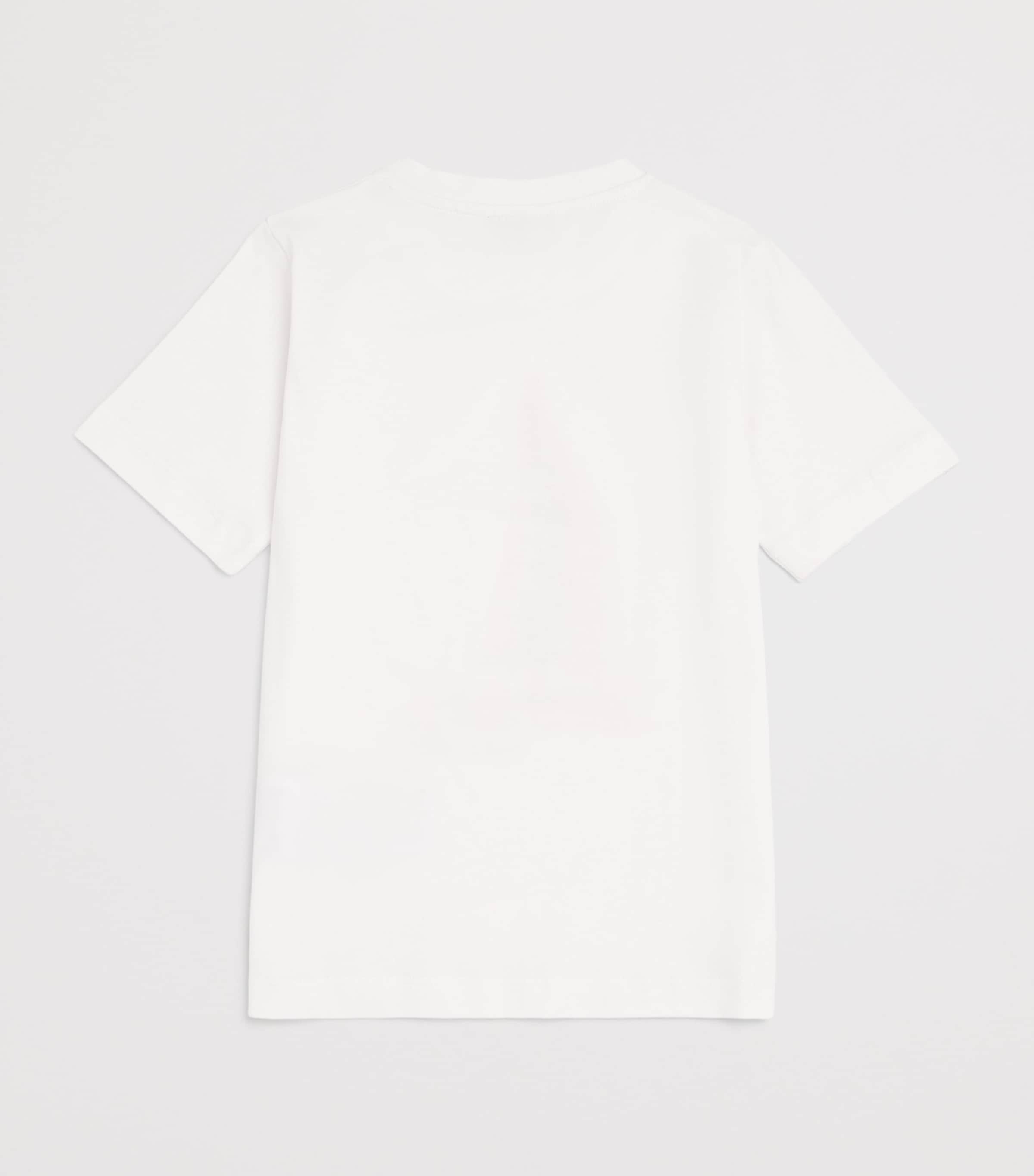 Paul & Shark Cotton Printed T-Shirt (8-14 Years) Optical White Image 2