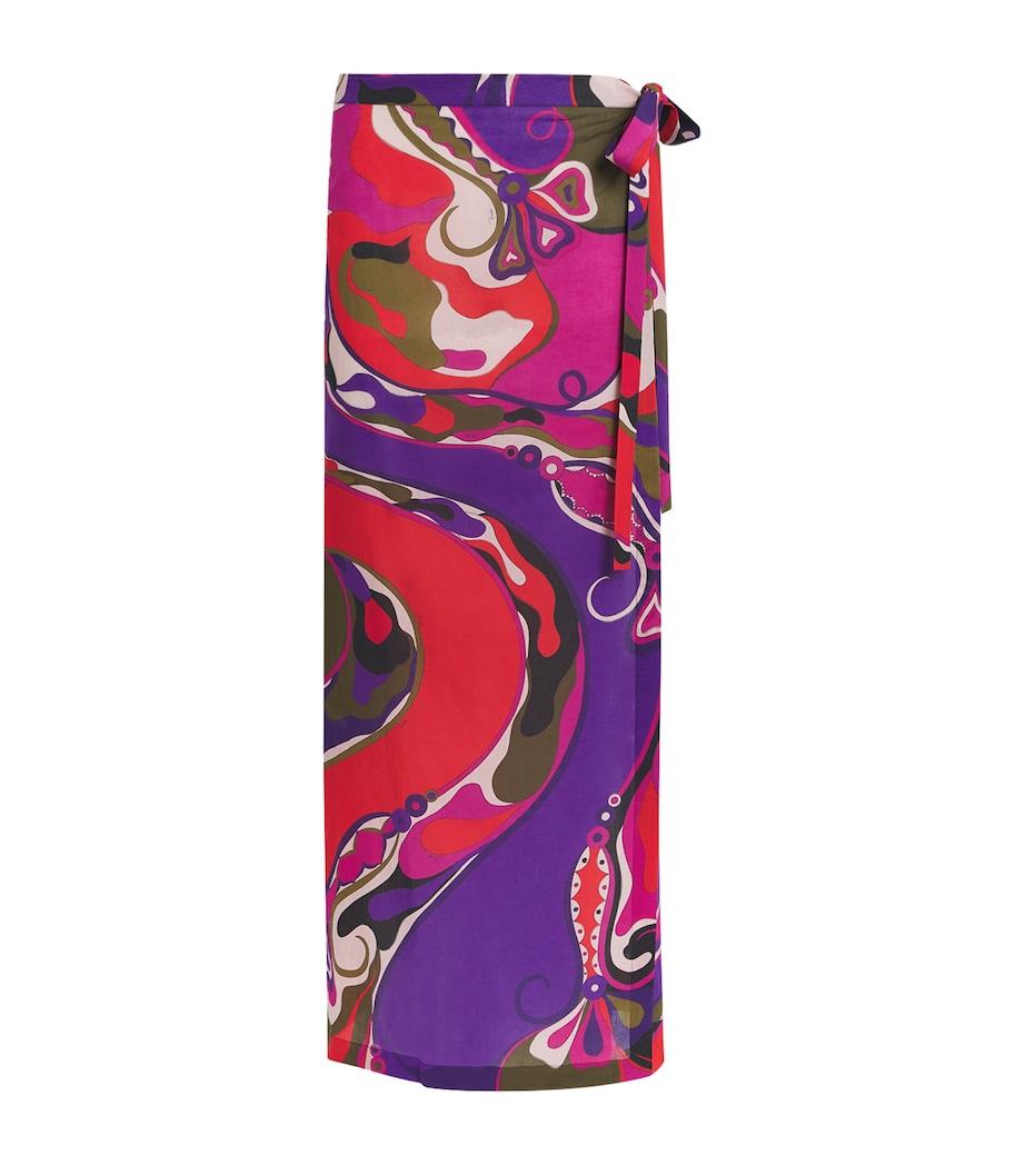 Cotton Tie-Side Pareo 017/MULTICOLOR Image 1