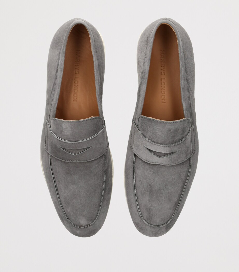 Suede Harley Loafers GREY Image 4