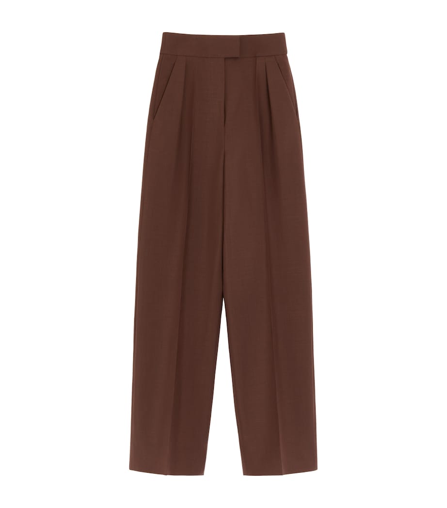 Valentino Womens Mohair Tailored Trousers Image 1