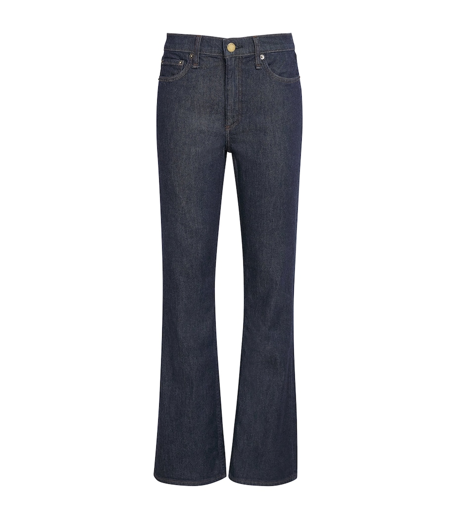 Rag & Bone Womens Peyton Mid-Rise Bootcut Jeans Darkrinse Image 1