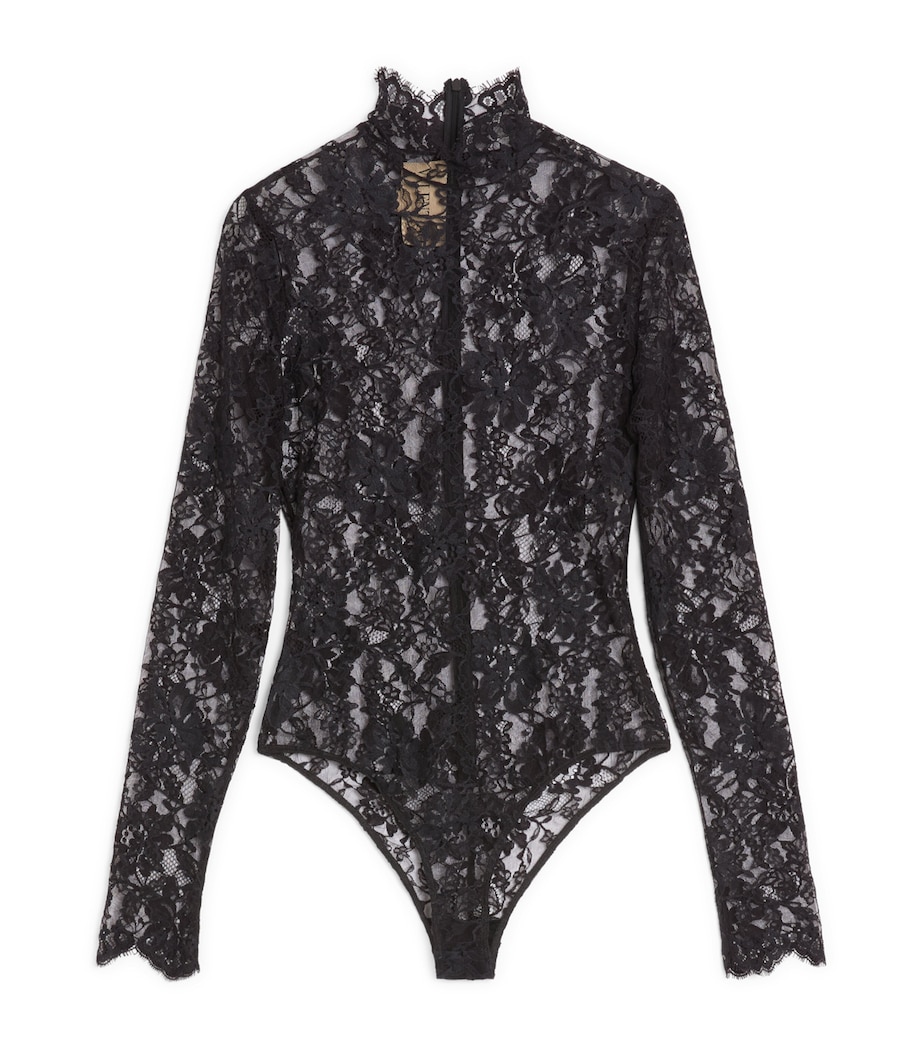 Lace Floral Bodysuit 0NO Image 1