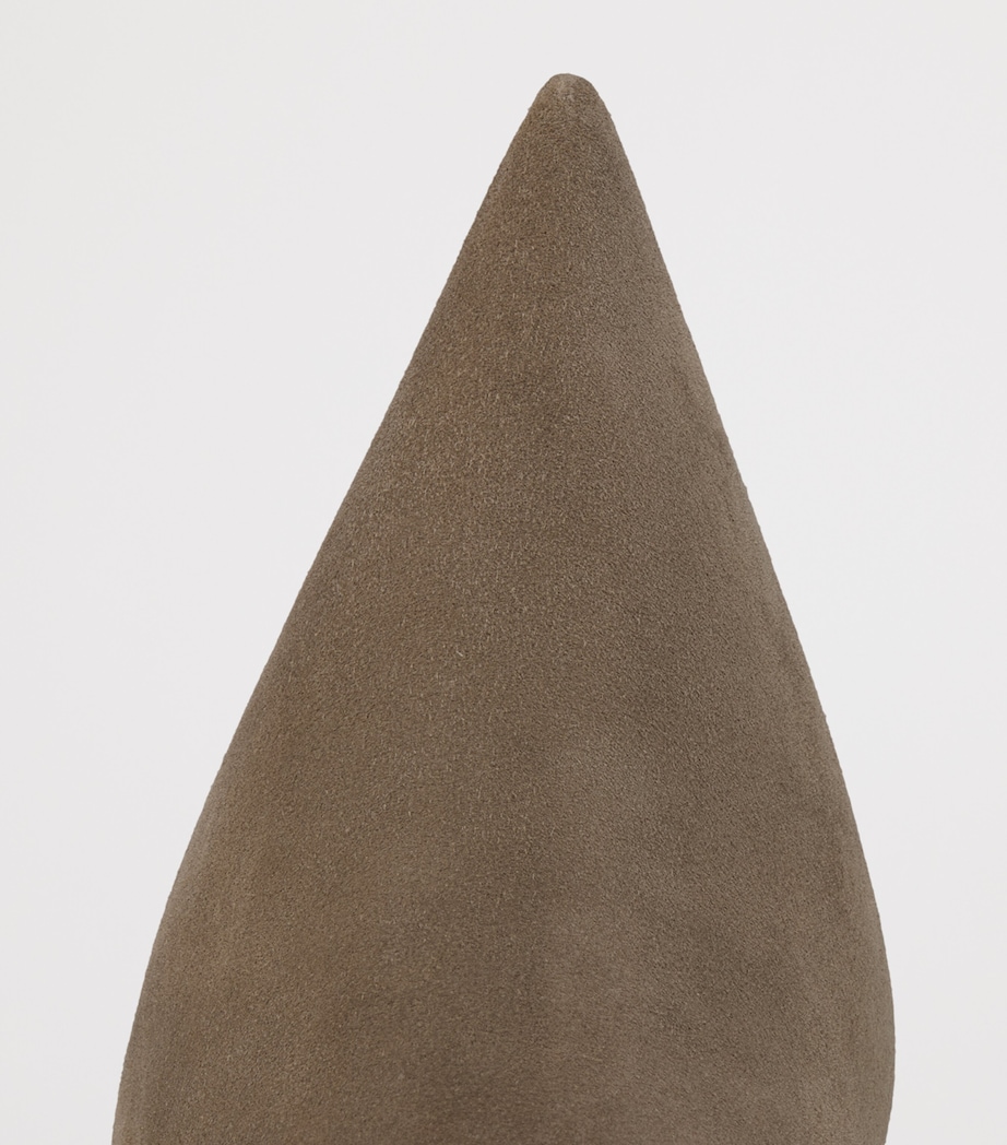 Christian Louboutin Womens Miss Z Booty 80 Suede Boots Image 5