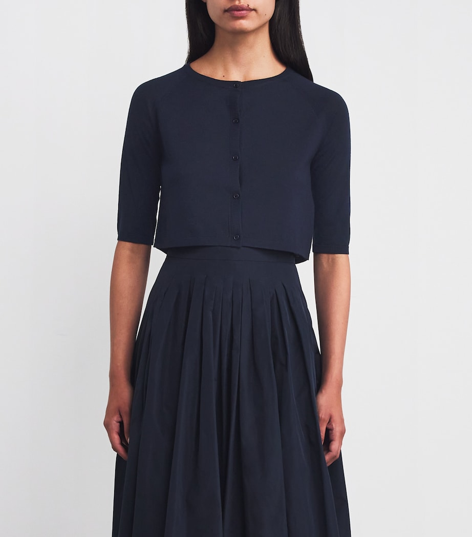 Virgin Wool Cardigan ULTRAMARINE Image 3