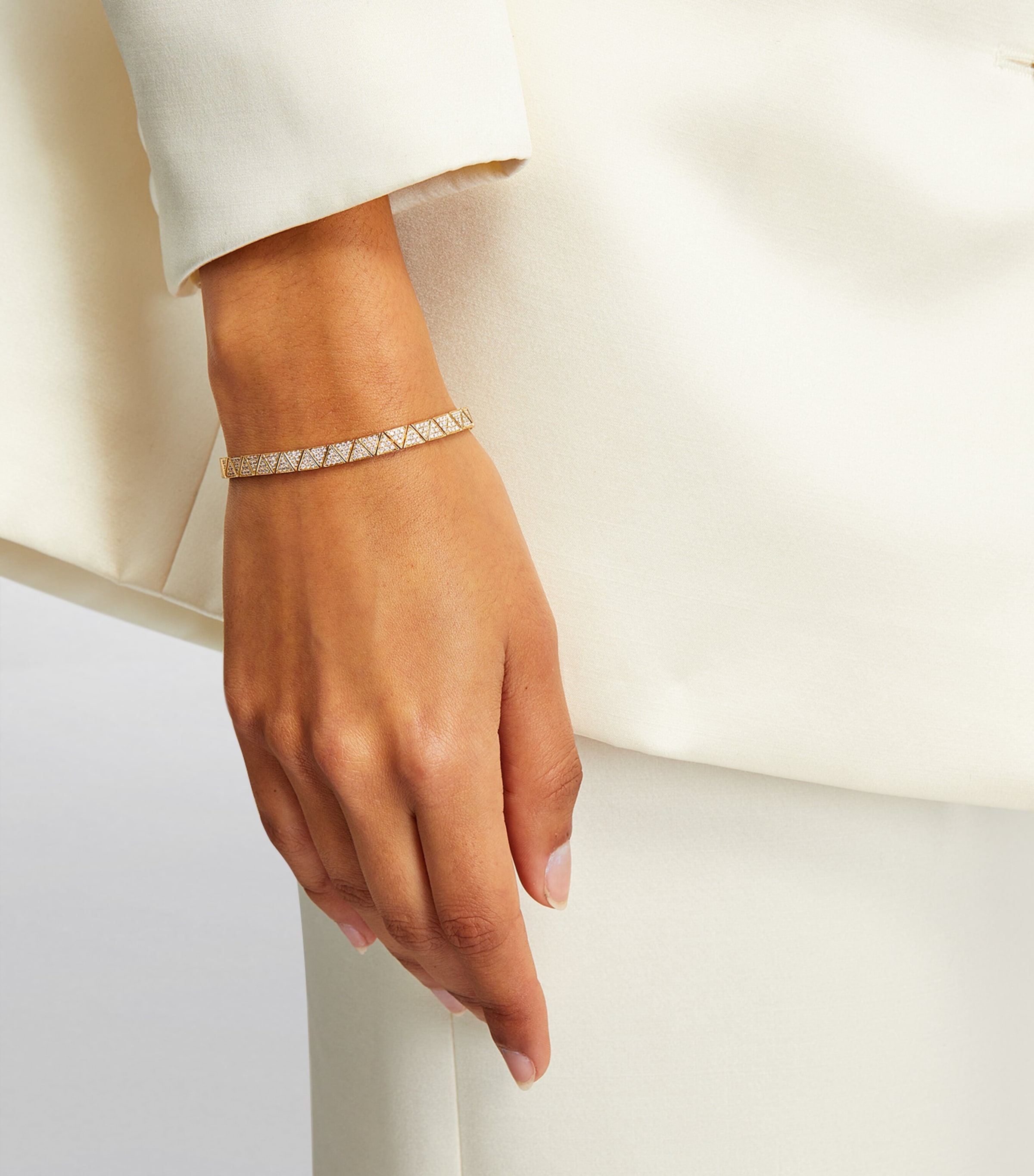 Anita Ko Yellow Gold and Diamond Cleo Bracelet Yellow Gold Image 5