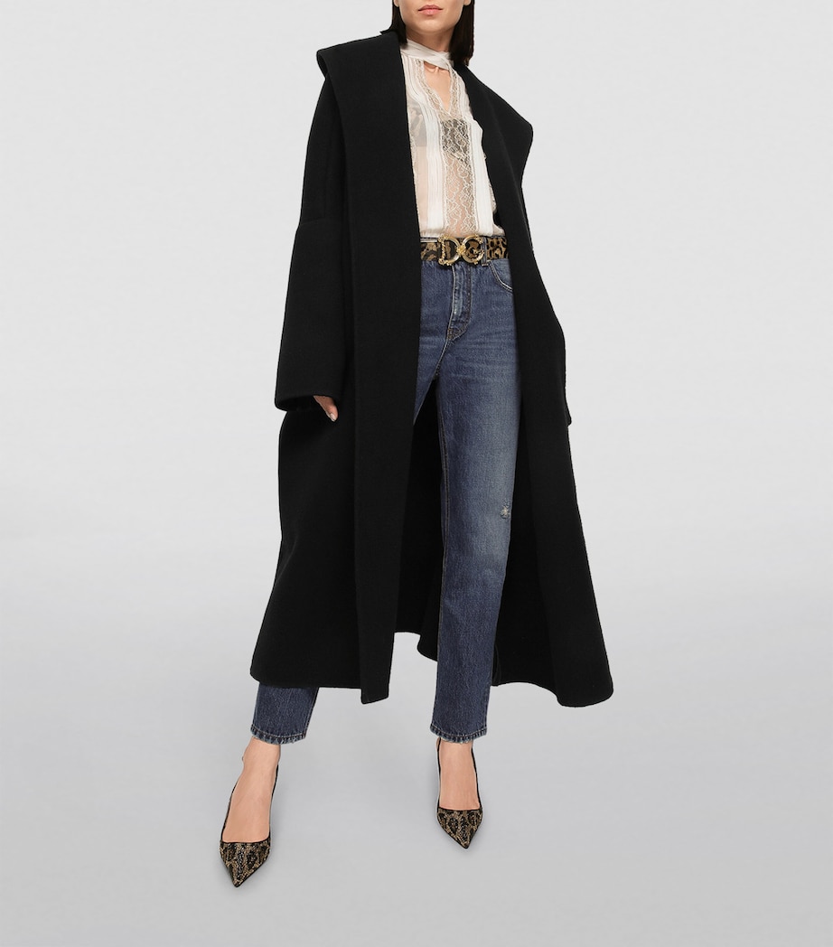 Dolce&Gabbana Womens High-Rise Straight Jeans Combi Image 4