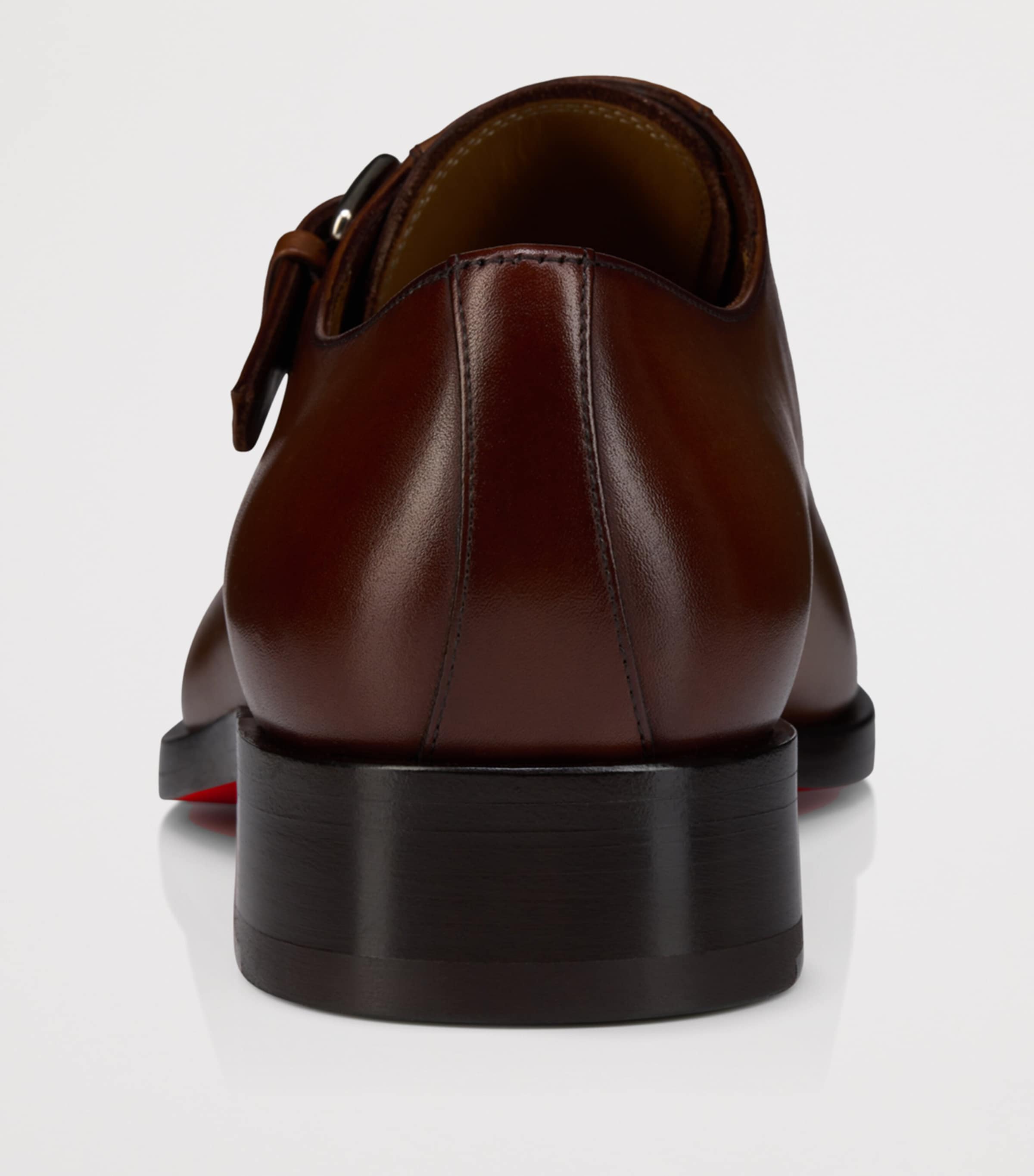 Christian Louboutin Chambelimonk Leather Monk Shoes Image 4
