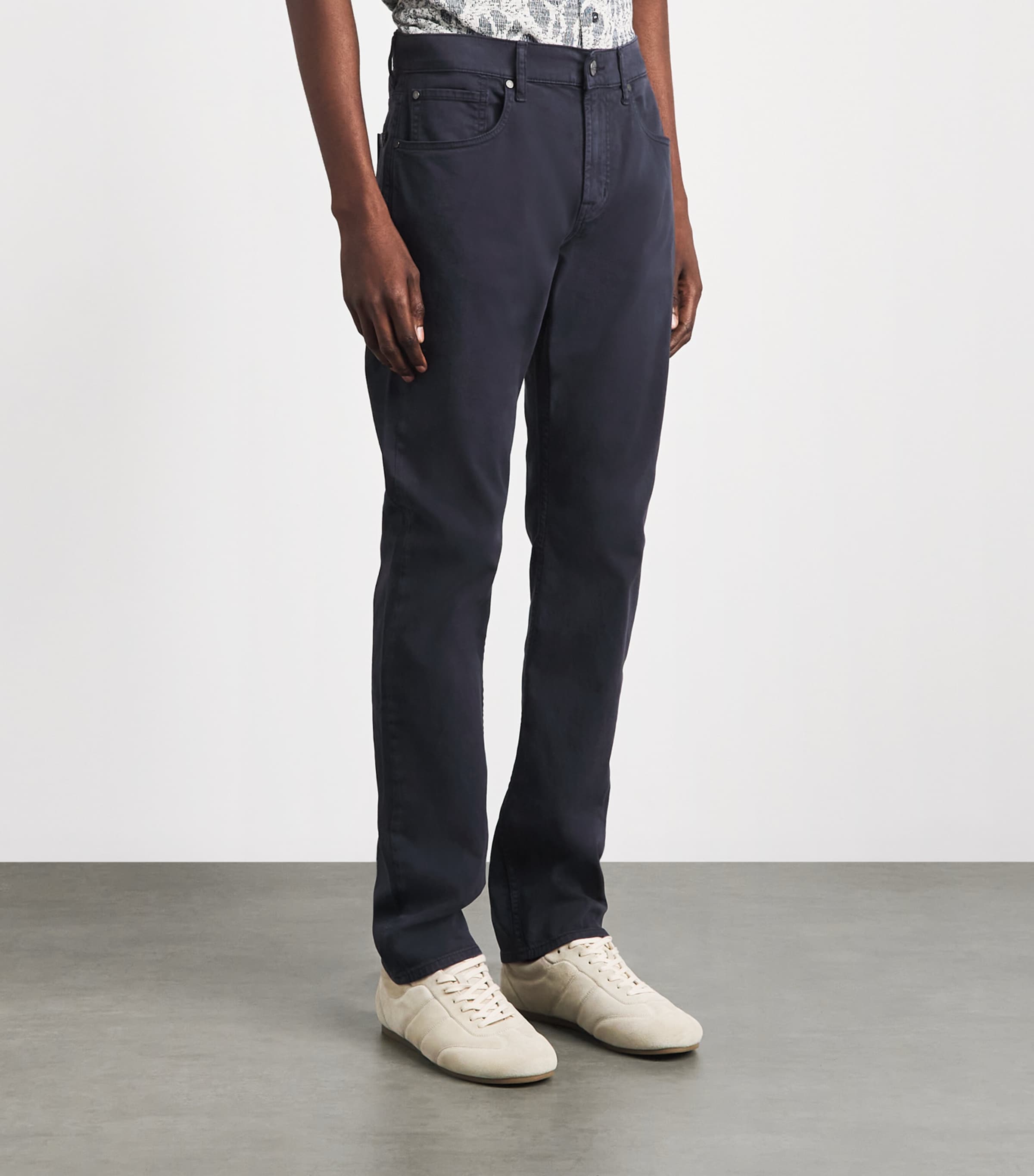 7 For All Mankind Mens The Straight Jeans Blue Image 4