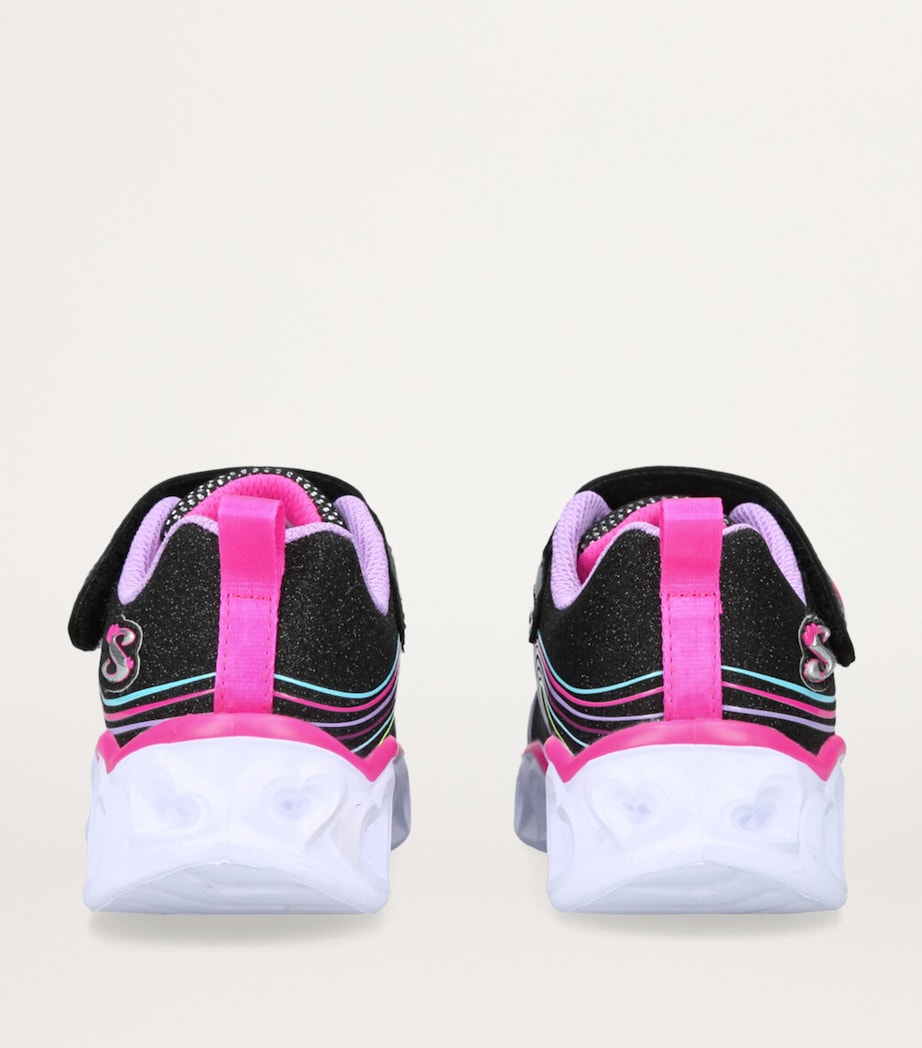 Skechers Heart Lights Sneakers Black Image 2