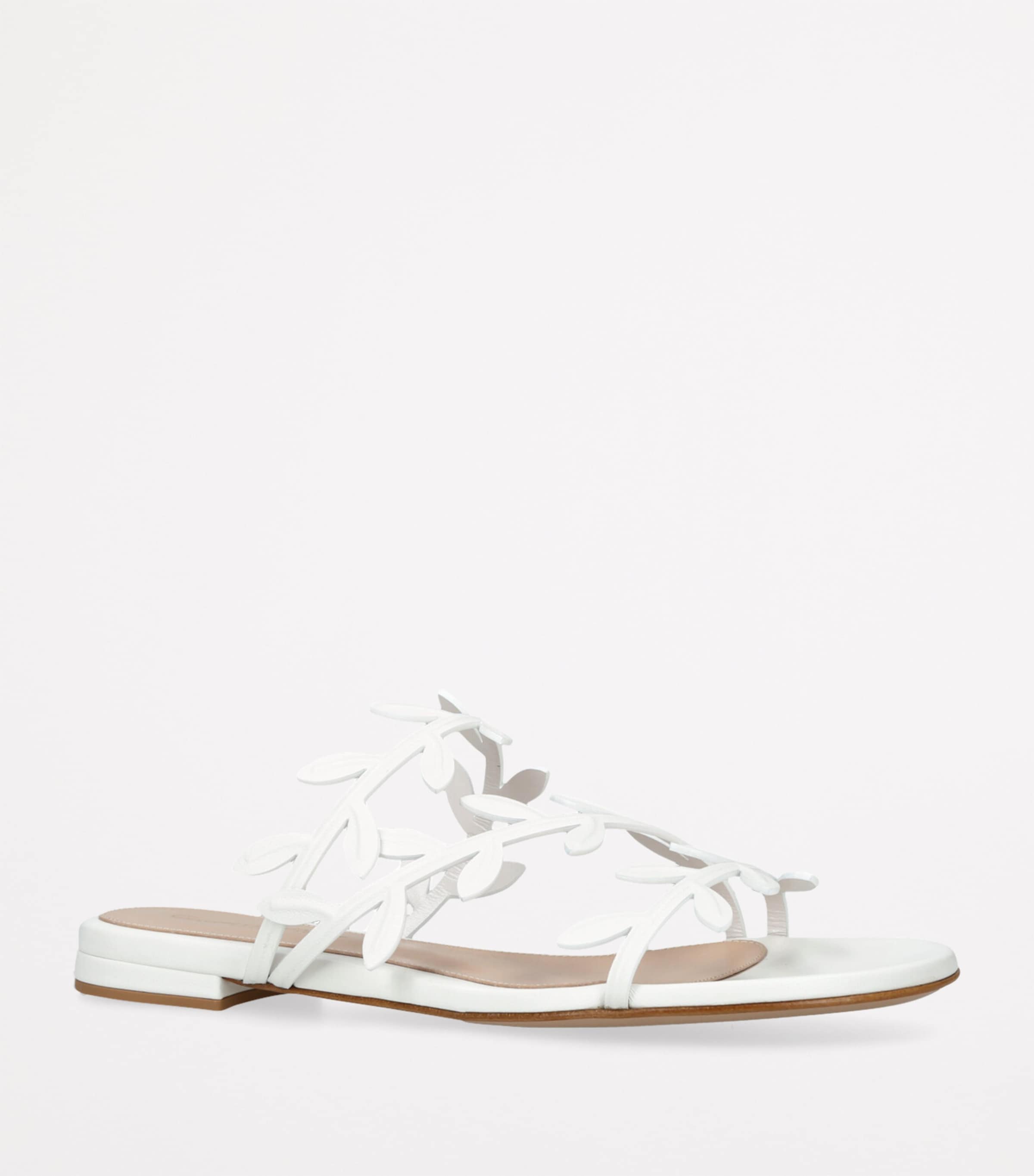 Laurel-Detail Flavia Sandals WHITE Image 3
