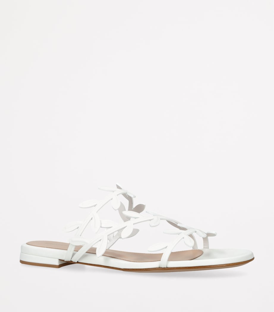 Laurel-Detail Flavia Sandals WHITE Image 3