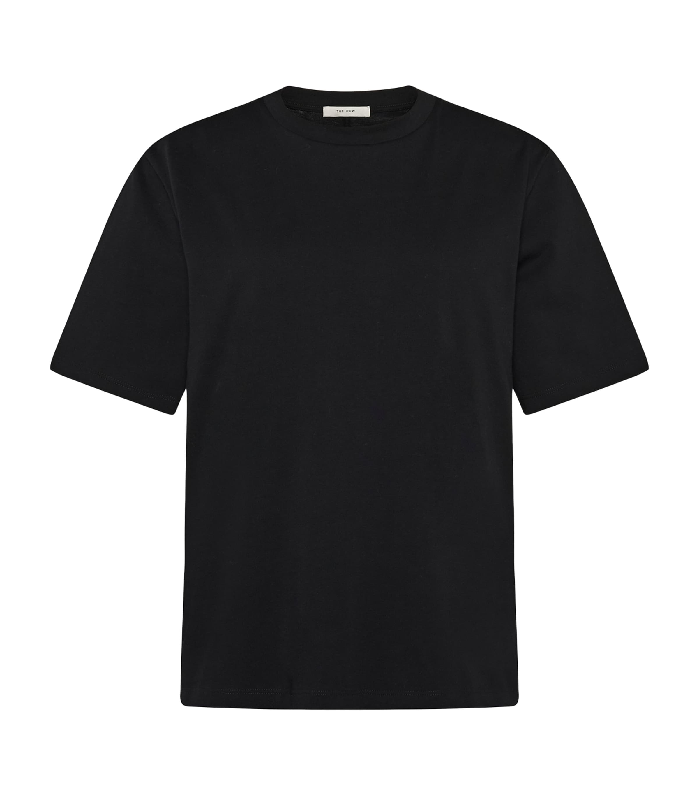 The Row Chiara Cotton T-shirt In Black