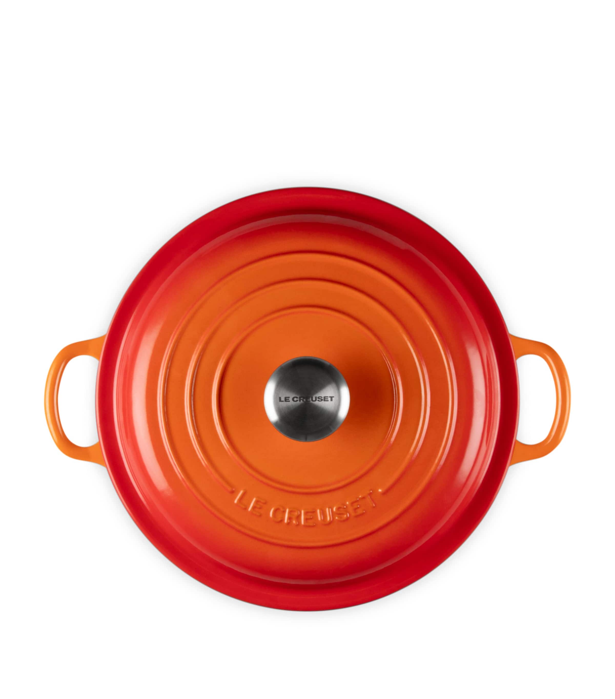 Le Creuset Cast Iron Shallow Casserole Dish (22cm) Volcanic Image 5