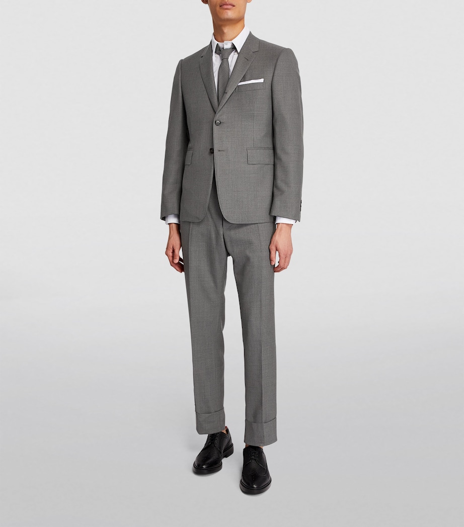 Wool Tailored Trousers MED GREY Image 2
