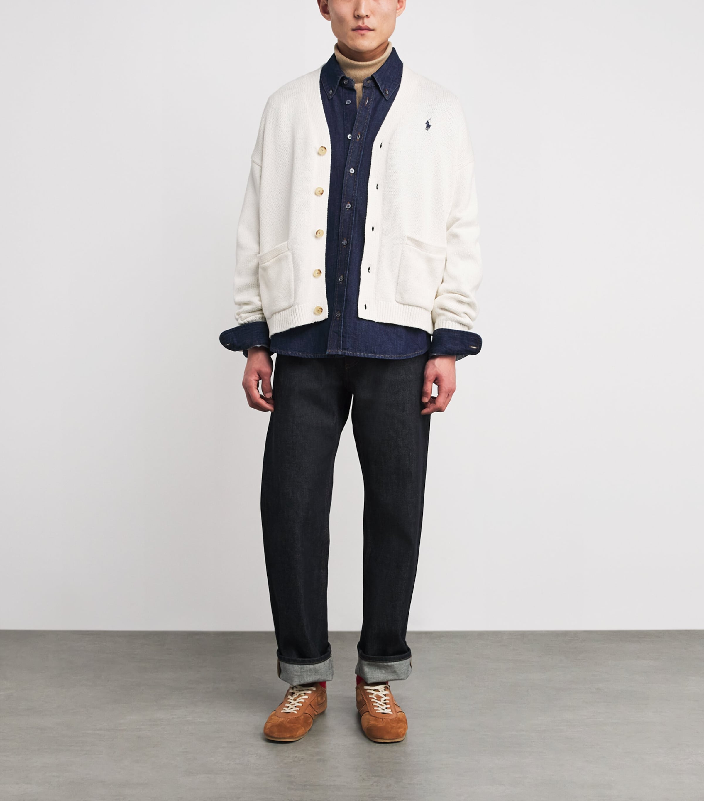 Cotton Cardigan DECKWASH WHITE Image 2