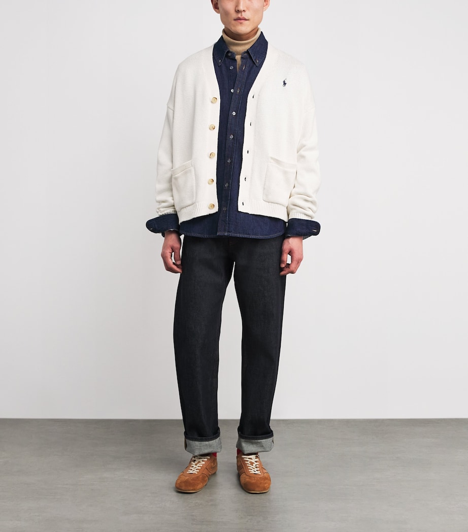 Cotton Cardigan DECKWASH WHITE Image 2