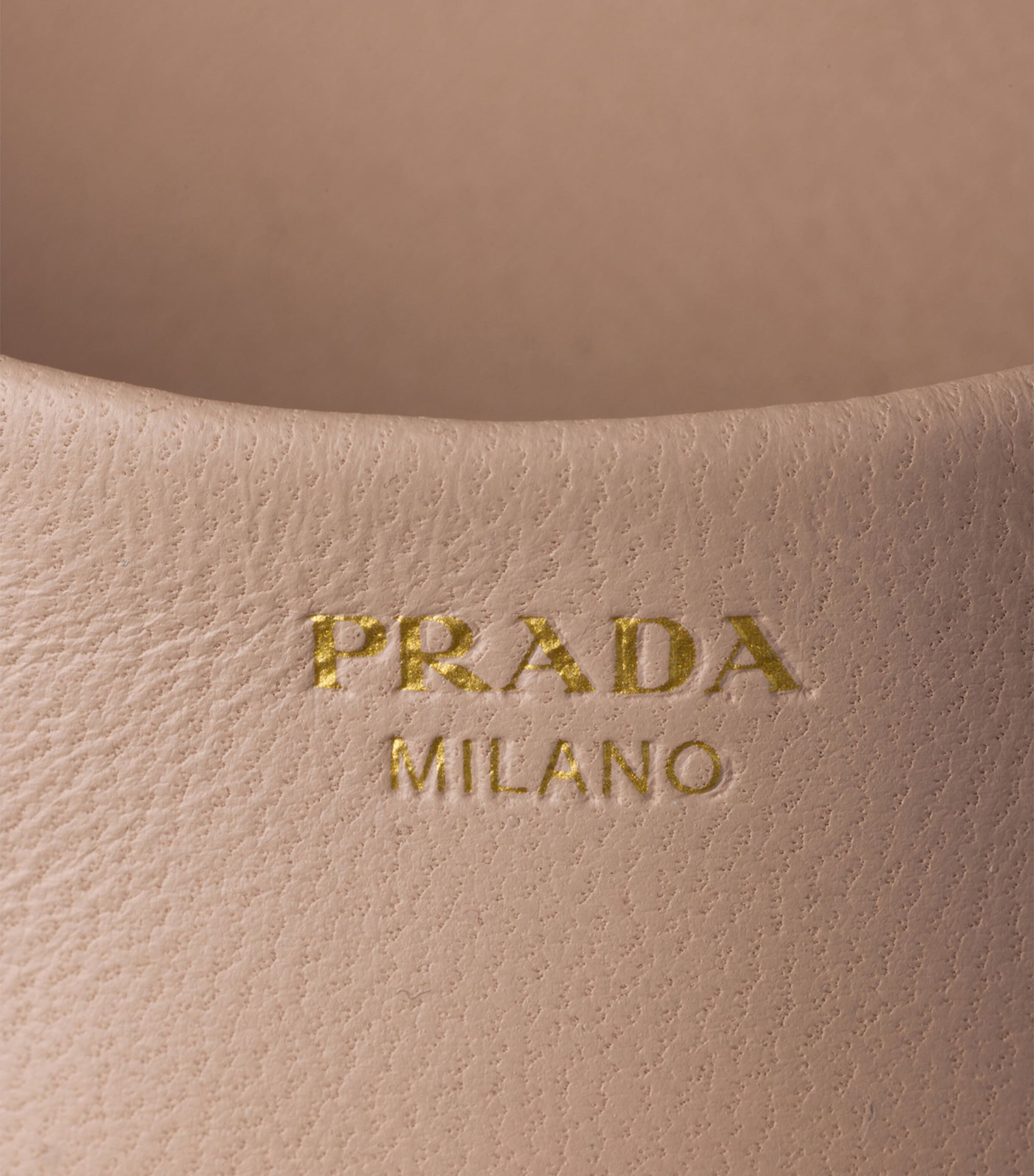 Prada Nappa Leather Platform Sandals 115 Powder Image 6