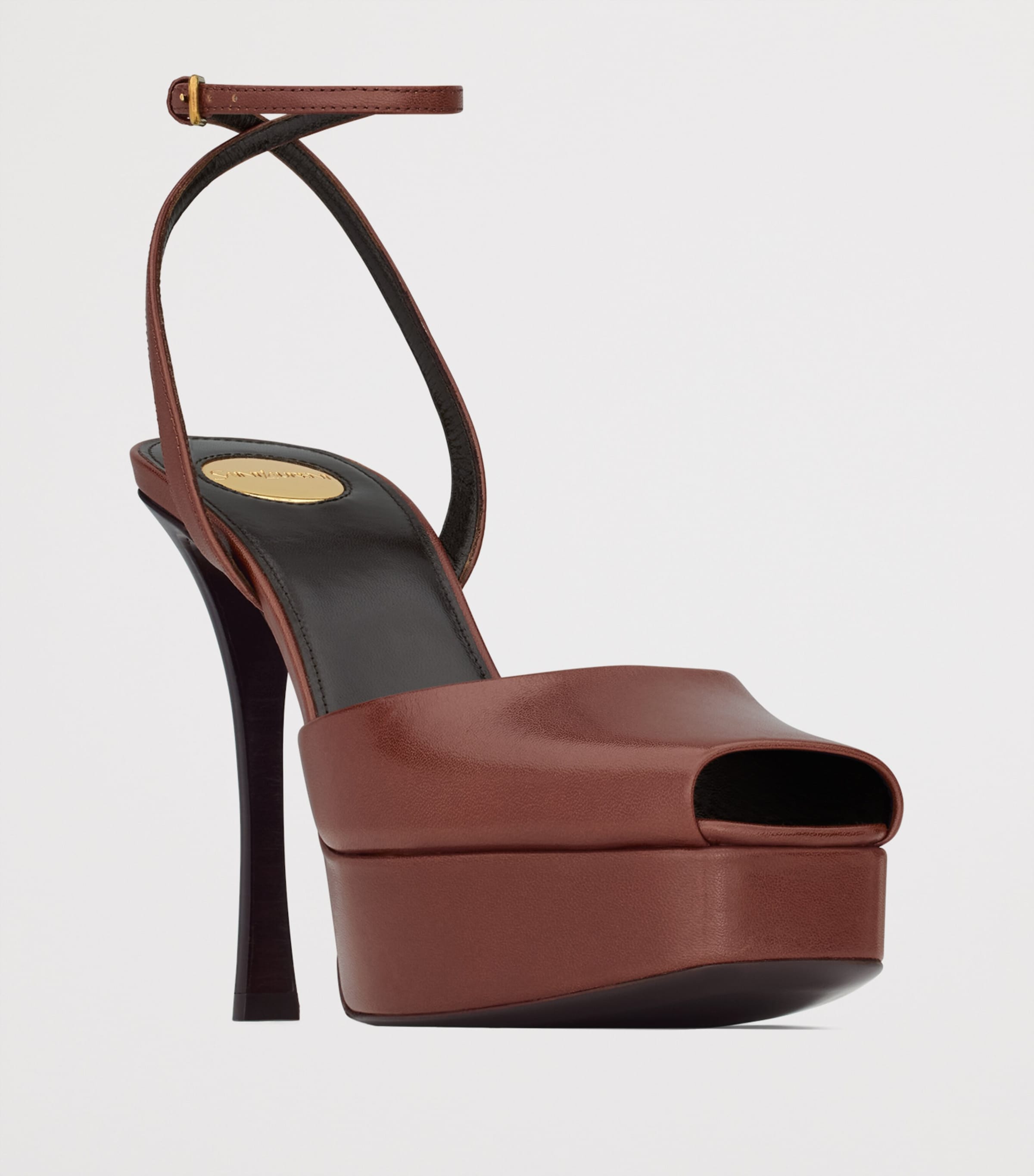 Leather La Scandale Platform Sandals 85 2603 Image 2