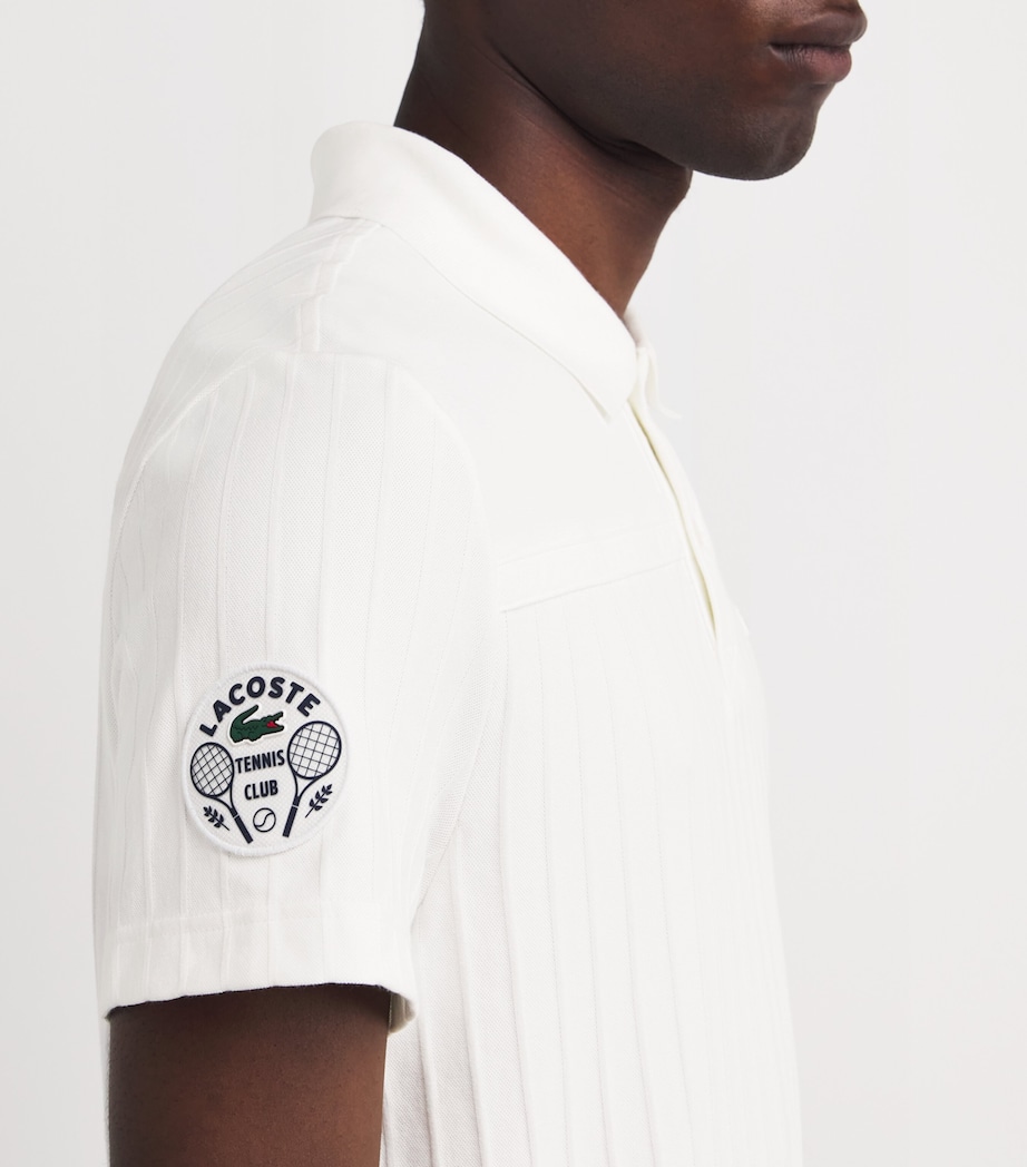 Tennis Performance Polo Shirt WHITE Image 6