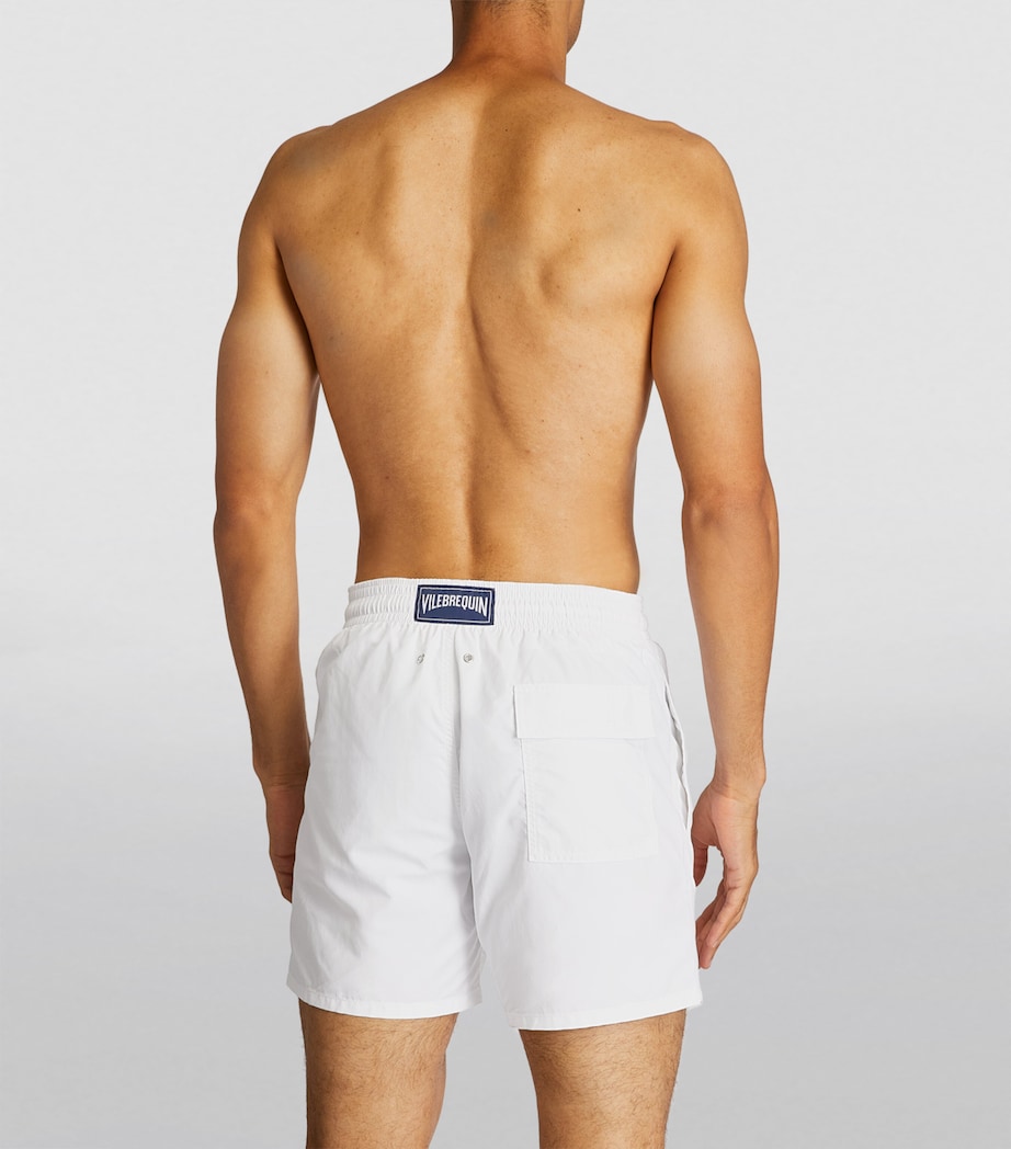 Vilebrequin Mens Moorea Swim Shorts Blanc Image 3