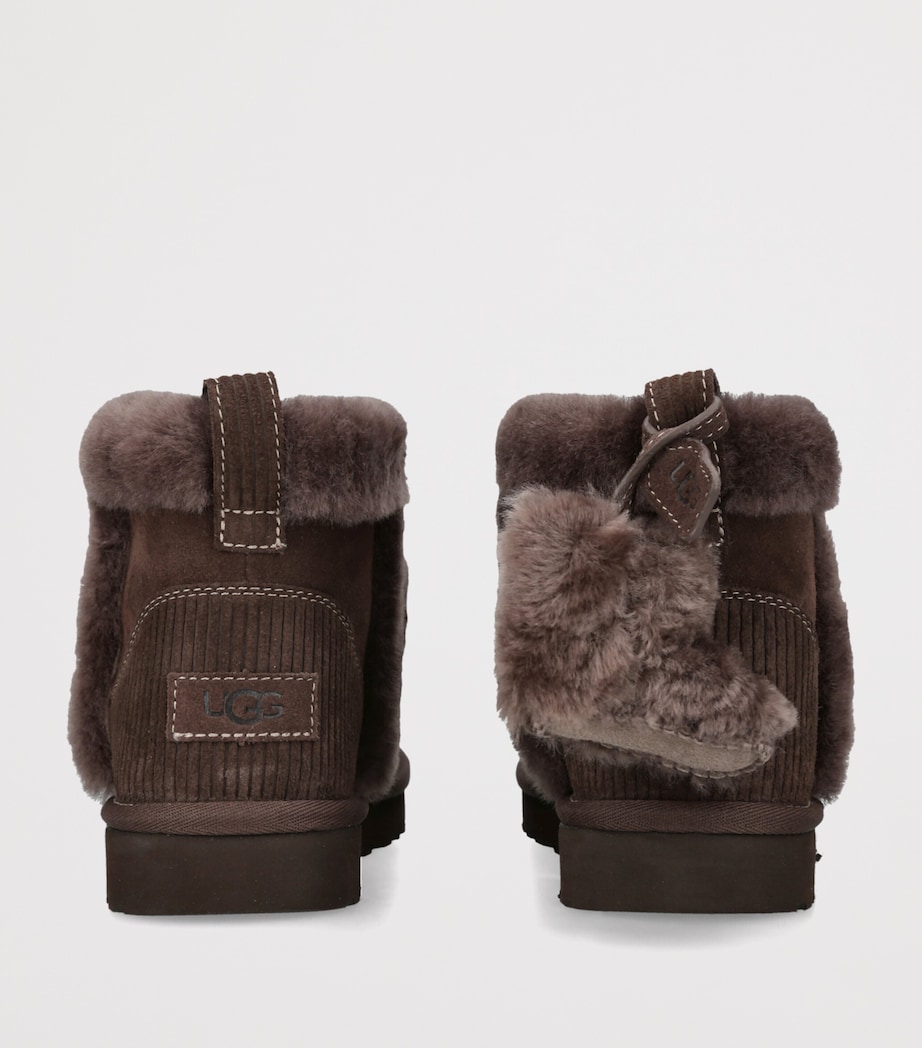 UGG Suede Classic Mini Heritage Boots Dark Brown Image 4