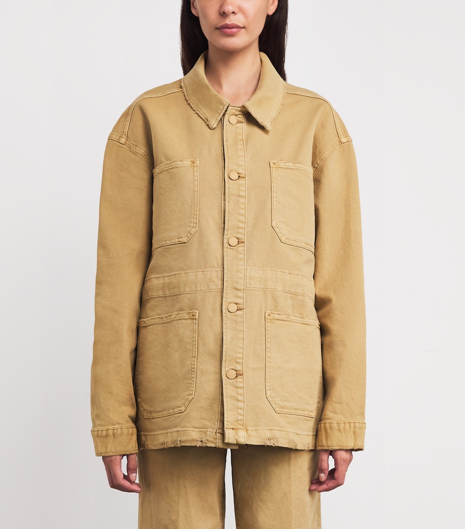 Canvas Workwear Jacket 001 GOOD KHAKI Image 3