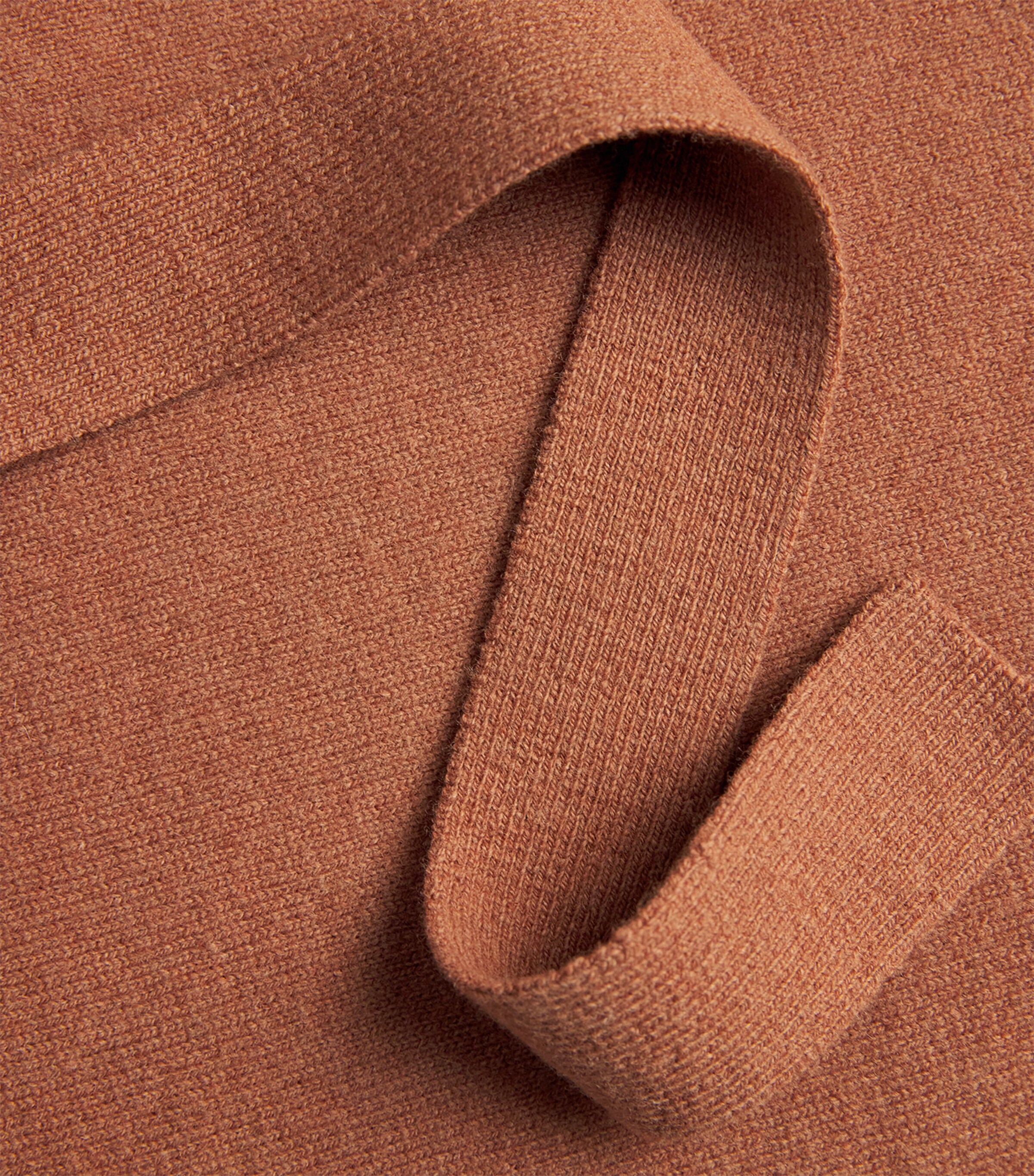 Yves Salomon Womens Merino Wool Belted Sweater Image 6
